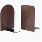 Solid beech wood book end natural wood walnut bookend home storage bookshelf decor bookstop natural wood crafts