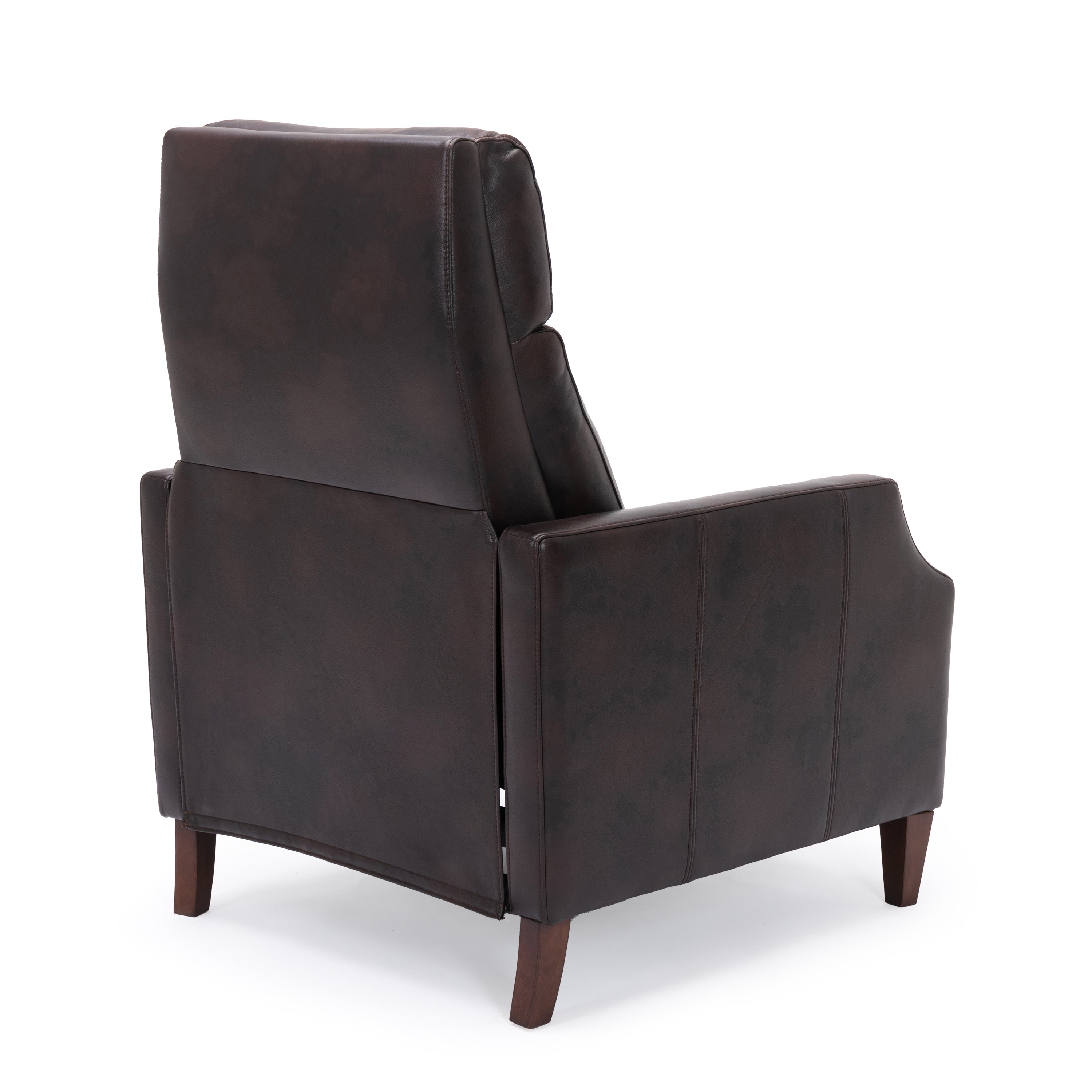 Biscoe Push Back Recliner - Burnished Brown