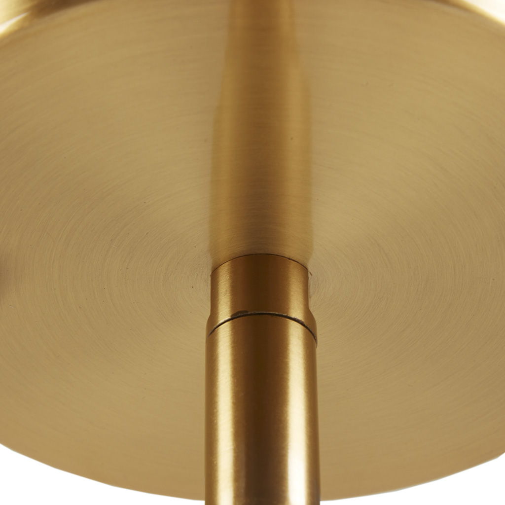 Calista - 8 Light Metal Chandelier With Globe Bulbs - Gold / Clear