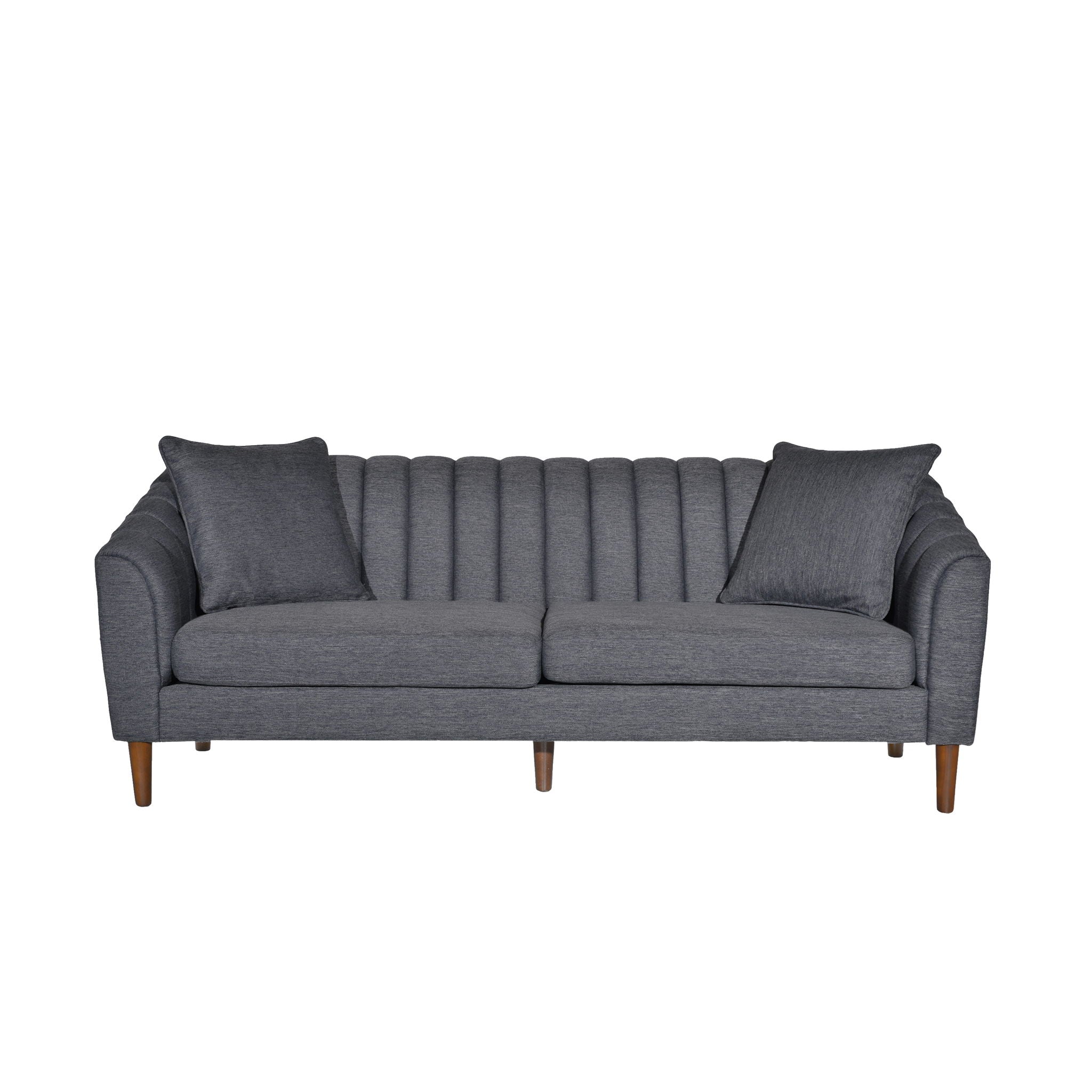 Contemporary 3 Seater Sofa With Accents
