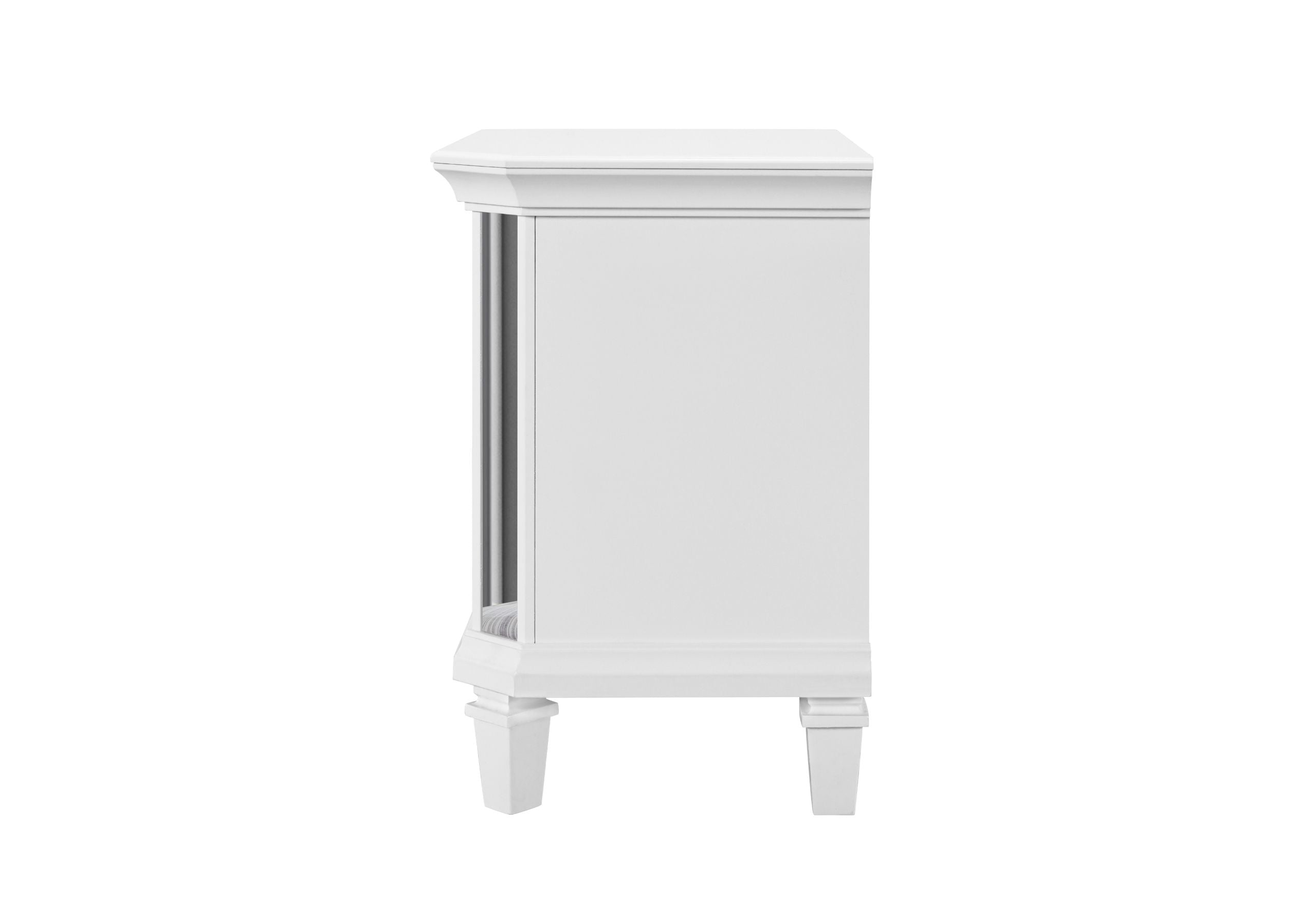 Marco - Nightstand - Metallic White