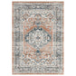 Wasilla Rust/Natural/Blue Area Rug 4x6