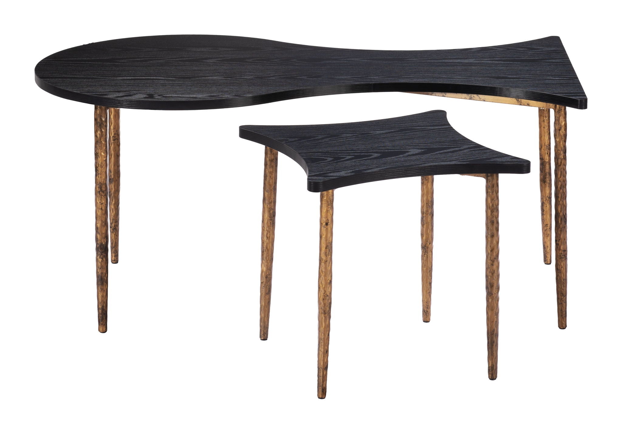 Norden - Coffee Table Set - Black / Bronze