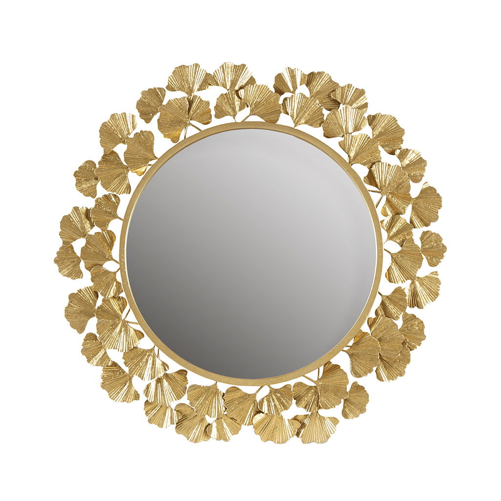 Eden - Foil Ginkgo Mirror - Gold