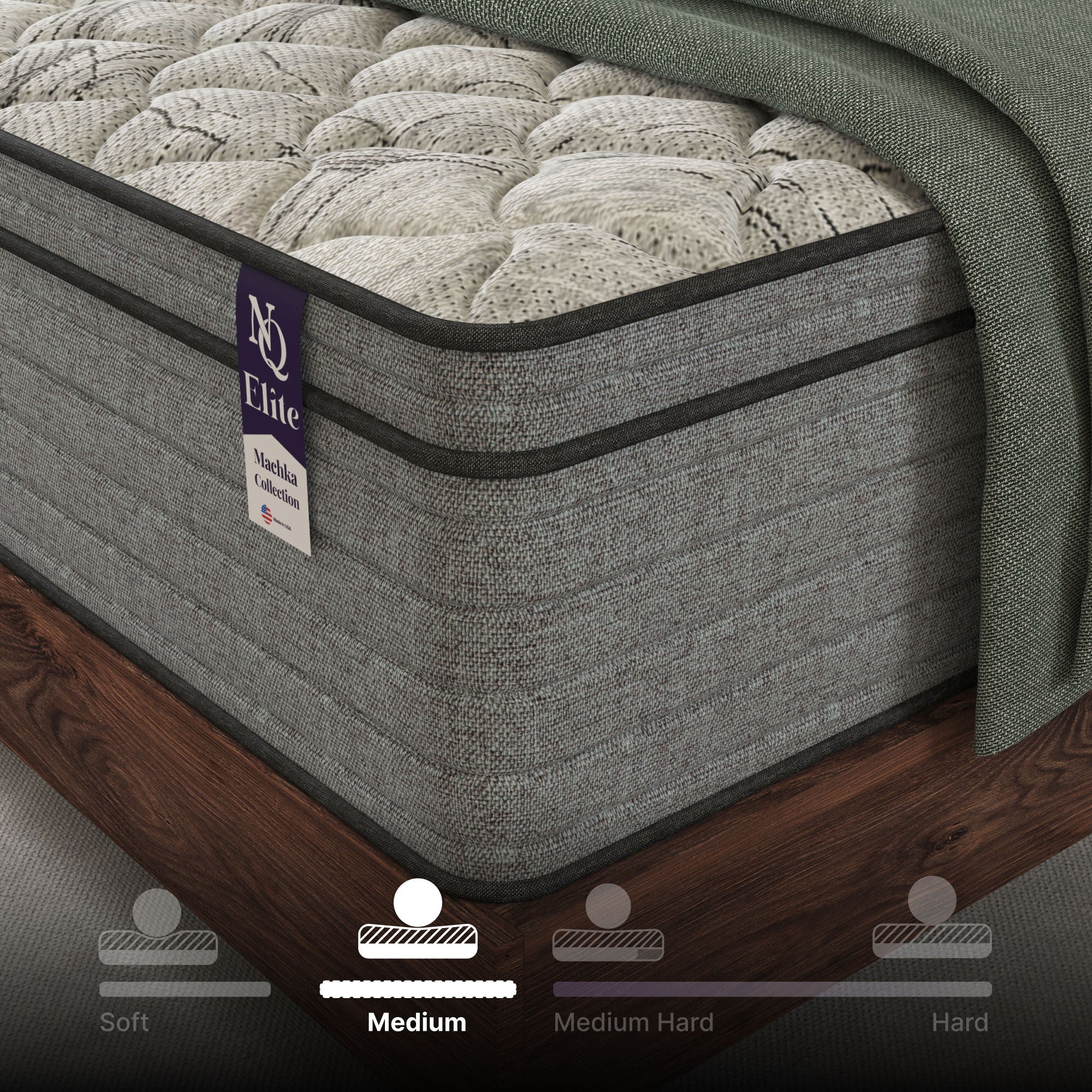 Elite Series Machka - 12" Cooling Gel Memory Foam Hybrid Mattress