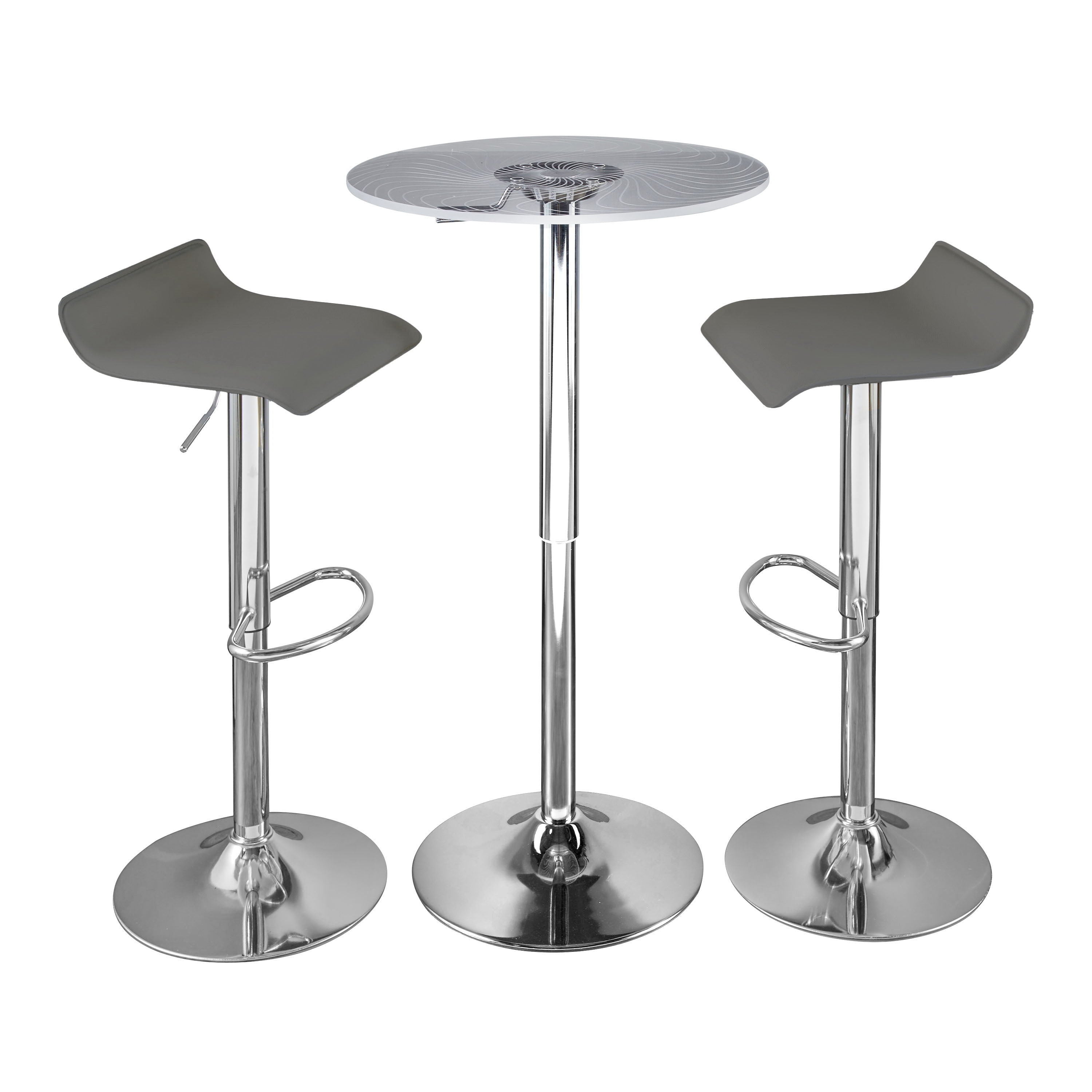 Spyra Ale - 3 Piece Contemporary Adjustable Bar With Up Set