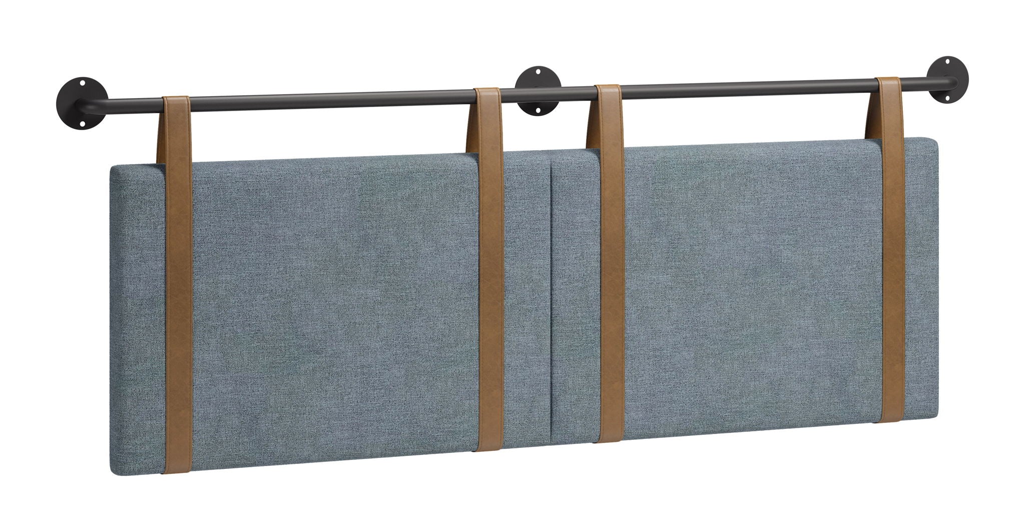 Zeva - Floating Queen Headboard - Gray