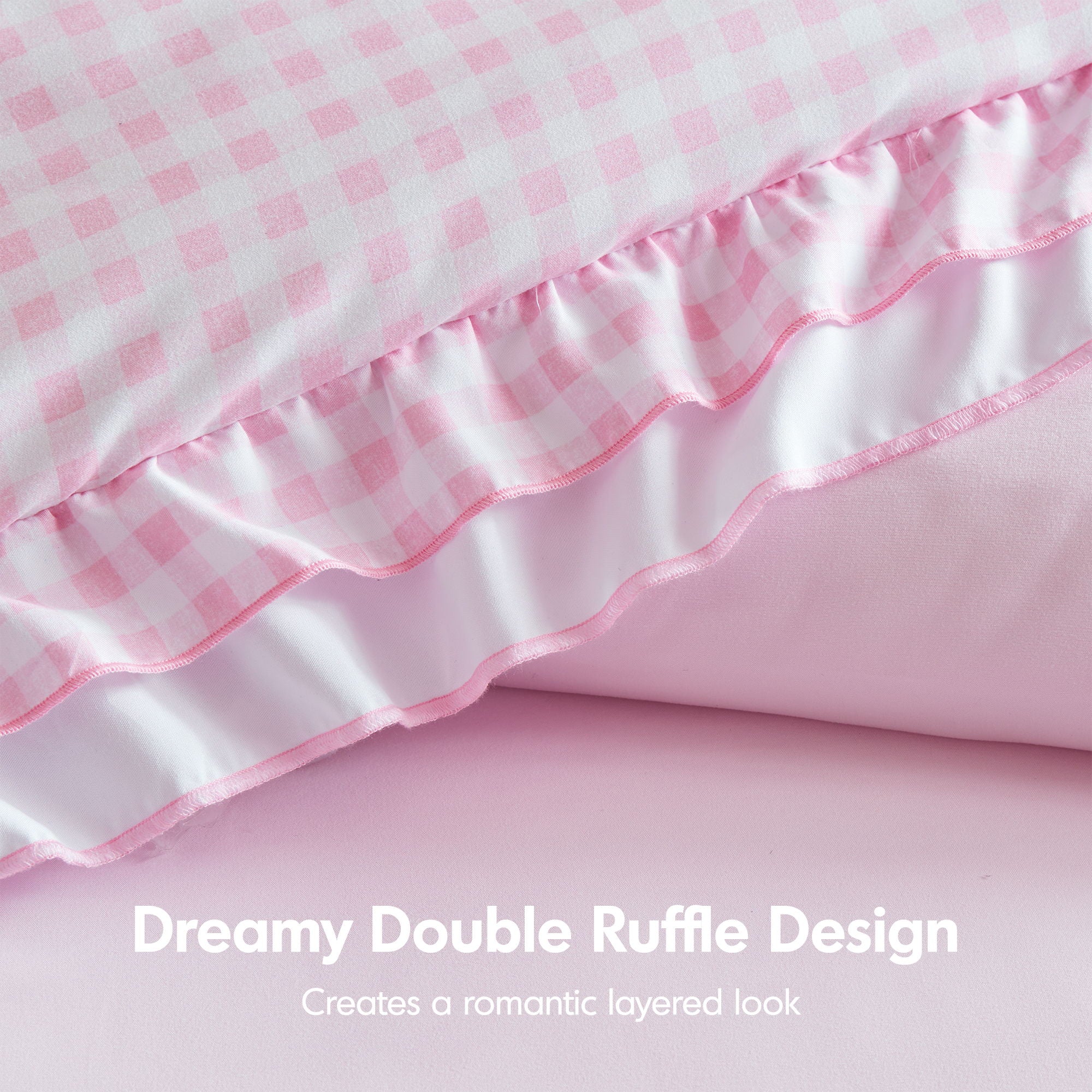 Rowena - Comforter Set - Pink