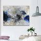 Framed Canvas Wall Art Decor Abstract Style Painting,Blue and  White Color Painting Decoration For Office Living Room, Bedroom Decor-Ready To Hang
