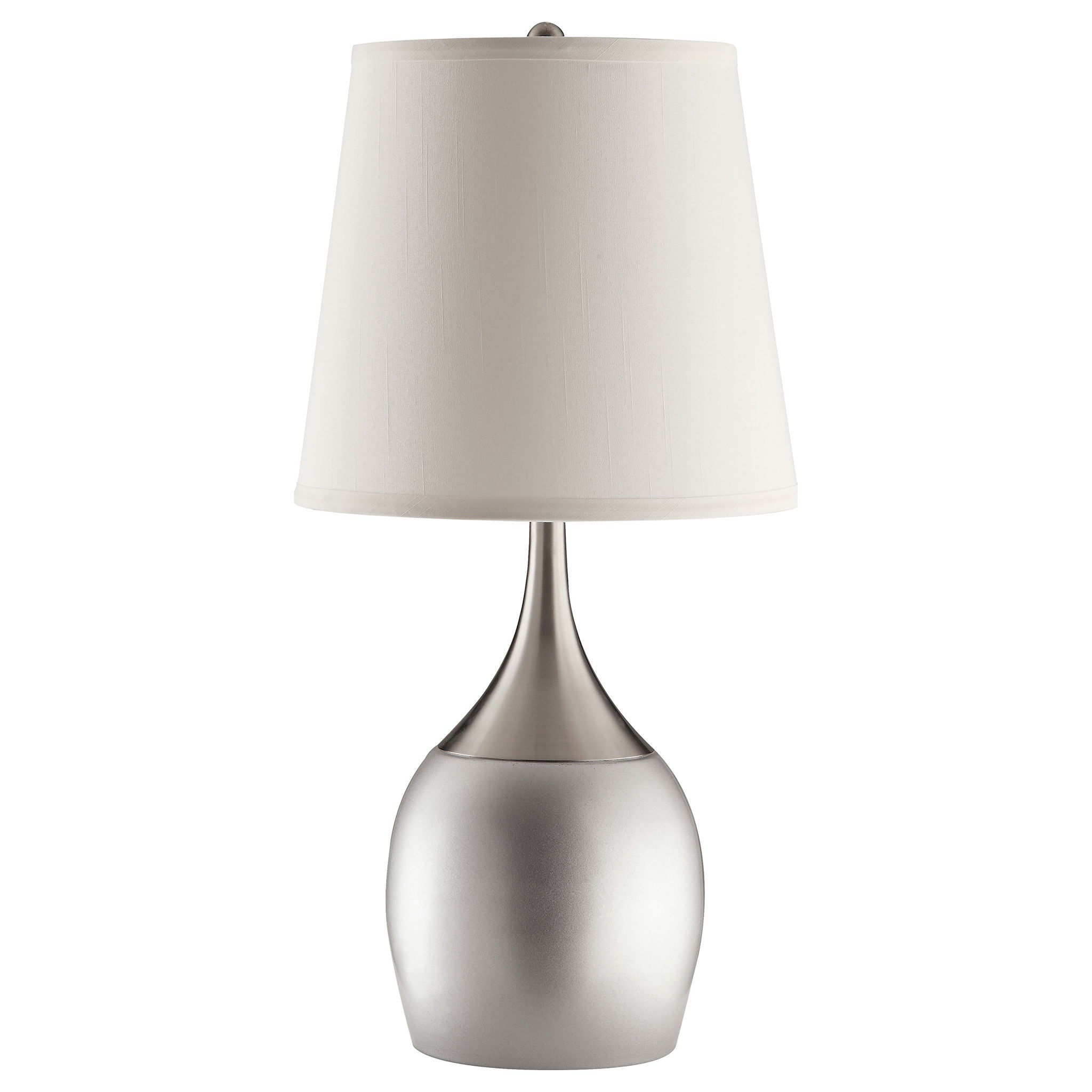 Droplet Empire - Shade Urn Table Lamp (Set of 2) - Silver
