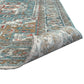 Laguna Highland Blue/Natural/Coral/Ivory Area Rug 4x6