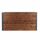 Console Coffee Table with a Natural Reclaimed Wood Finish, for Living room