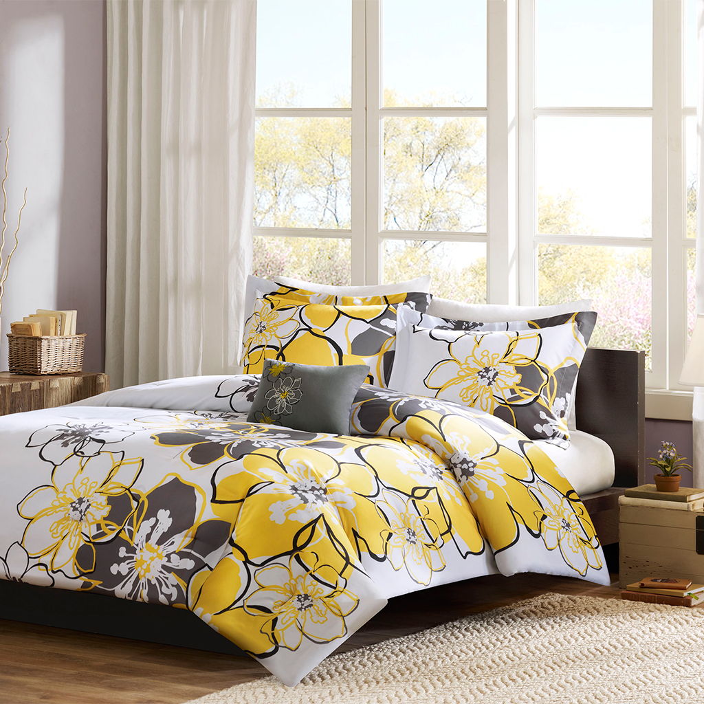 Allison - Twin Comforter Set - Yellow