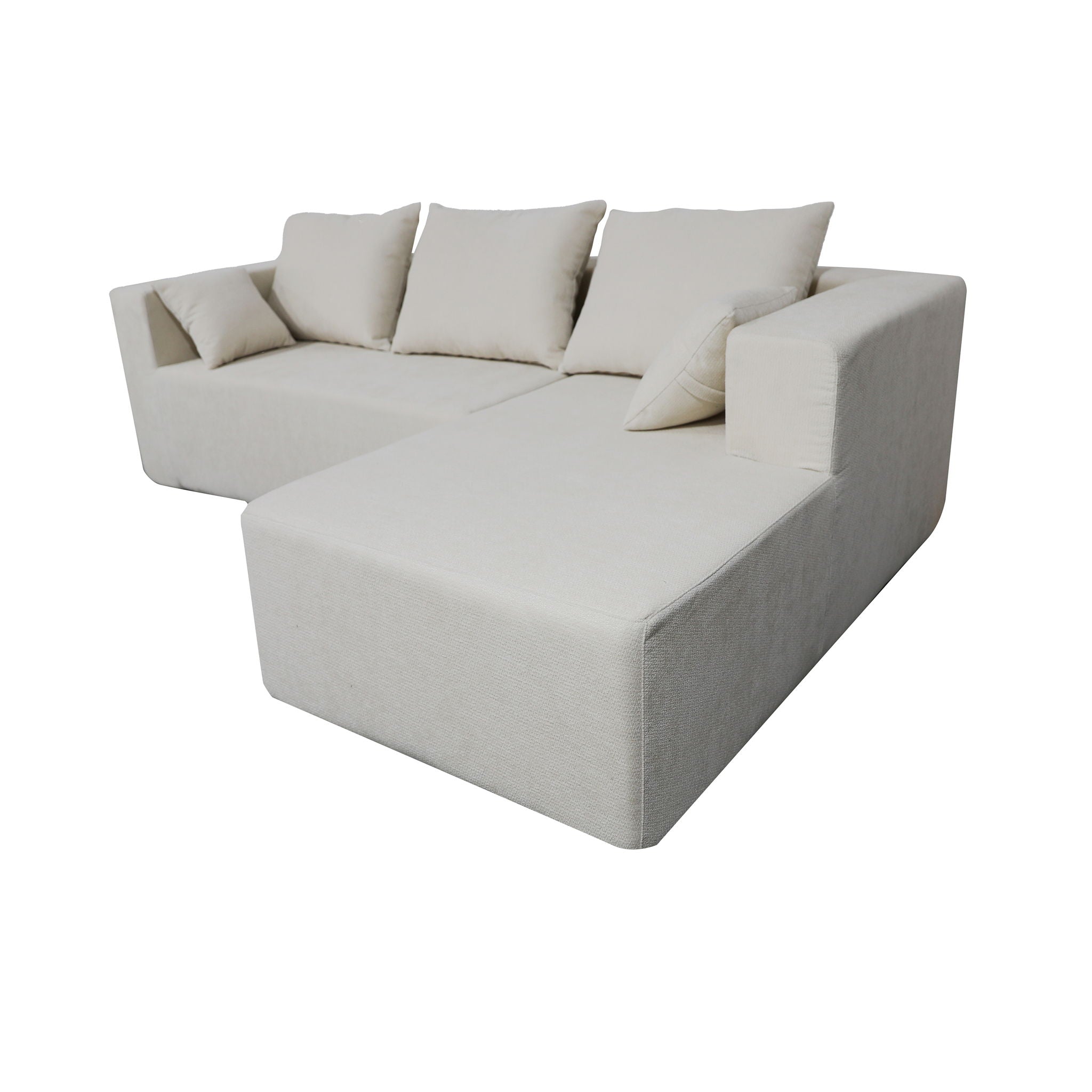 Modular Corner Sofa With Soft Fabric