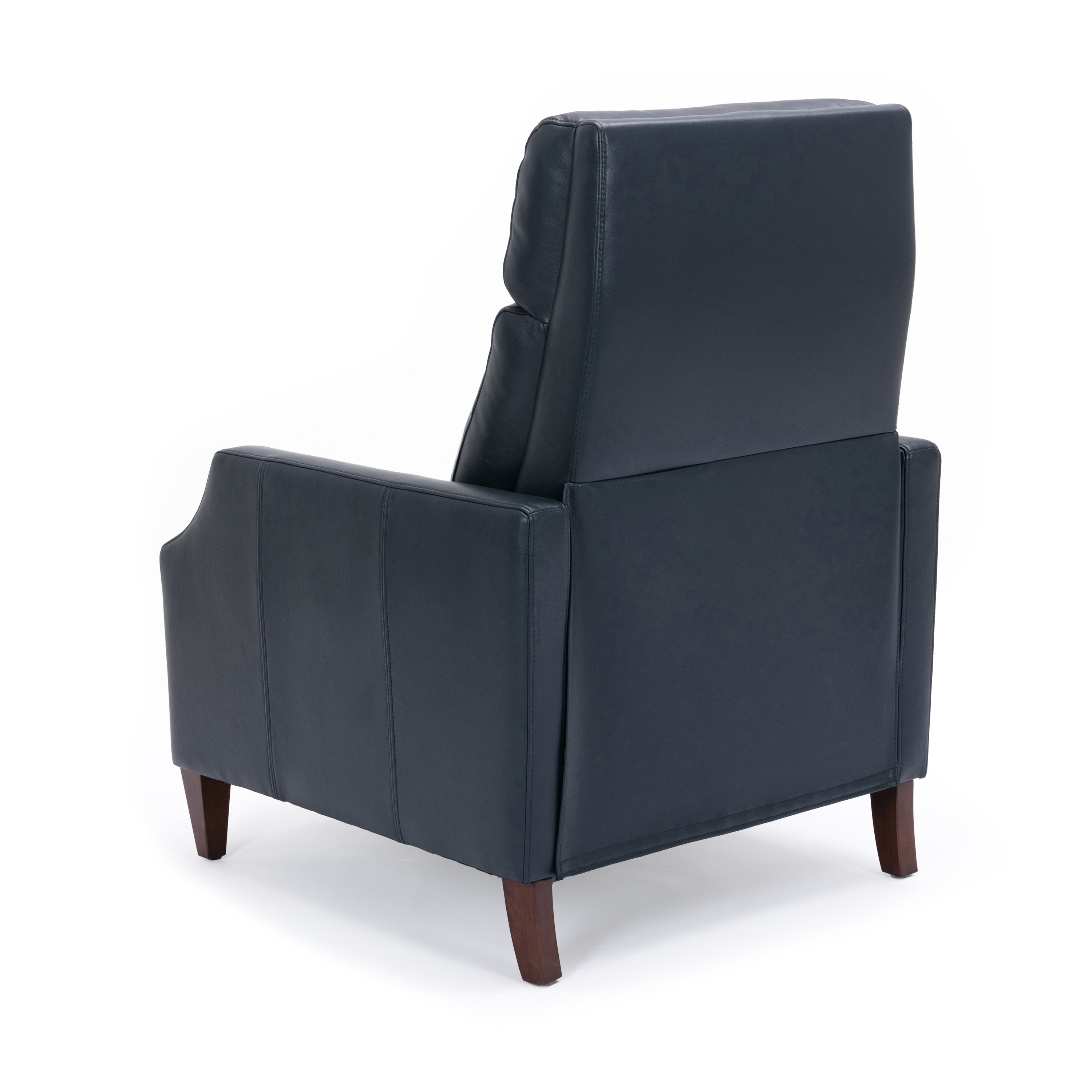 Biscoe Push Back Recliner - Midnight Blue