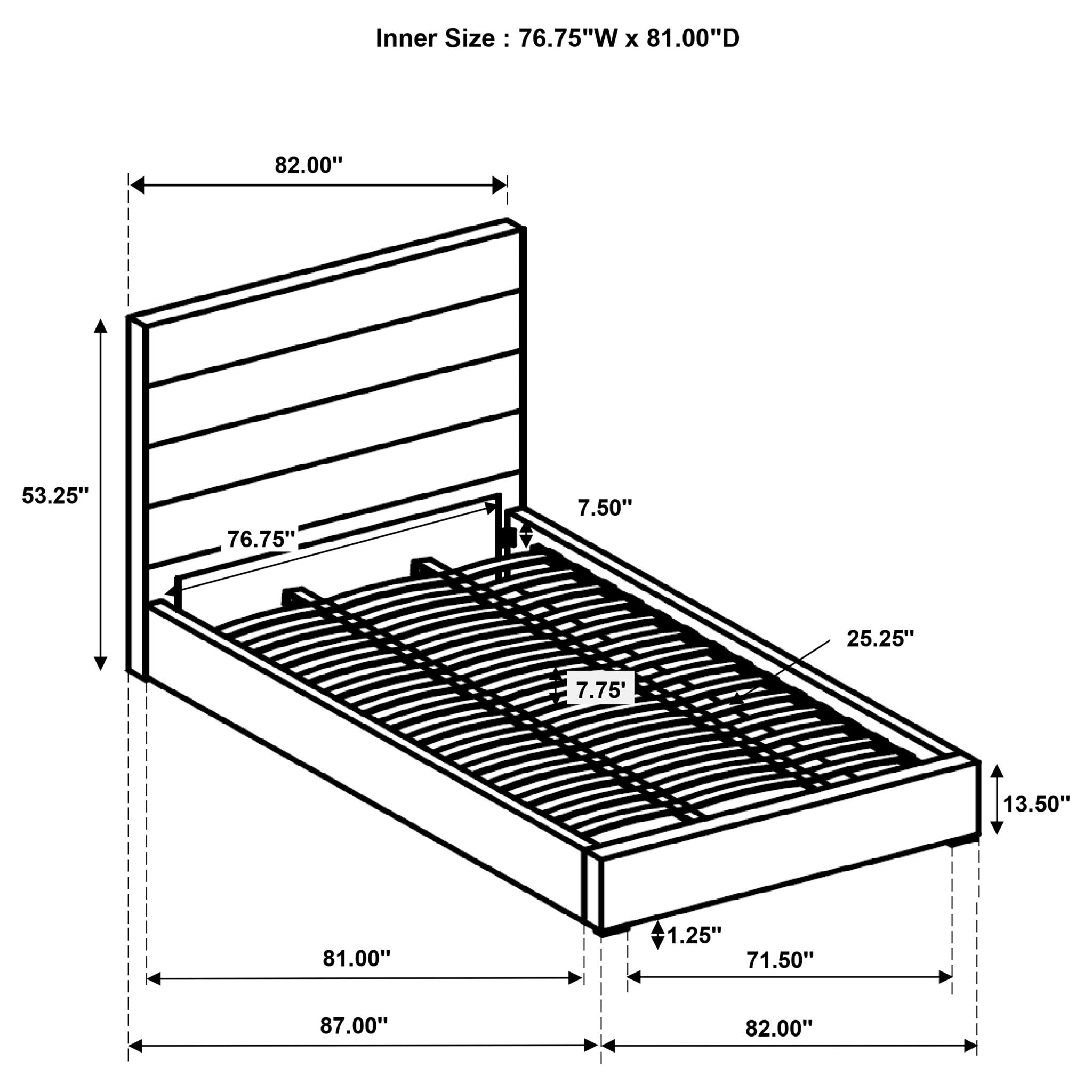 Dulcey - Platform Bed