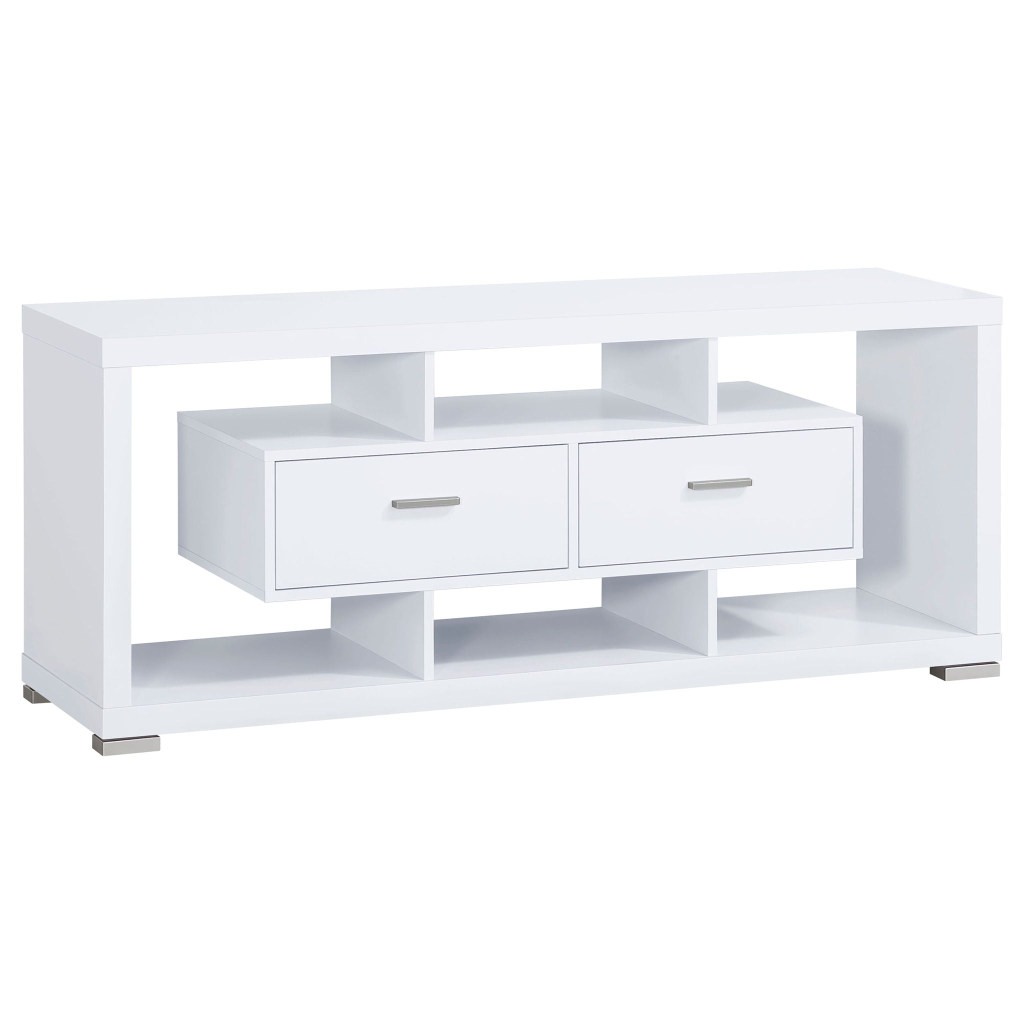 Ozawa - 2 Drawer TV Stand - White