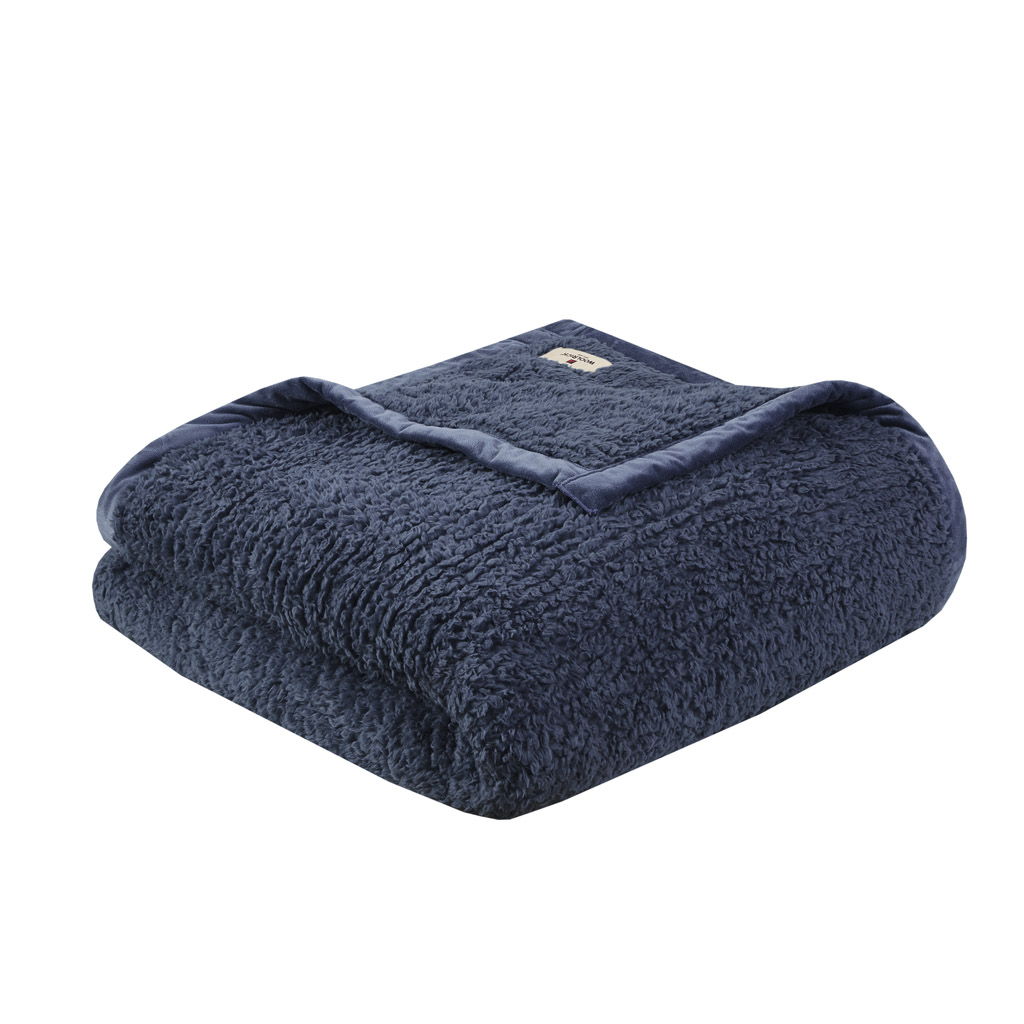 Burlington - Berber Blanket - Navy