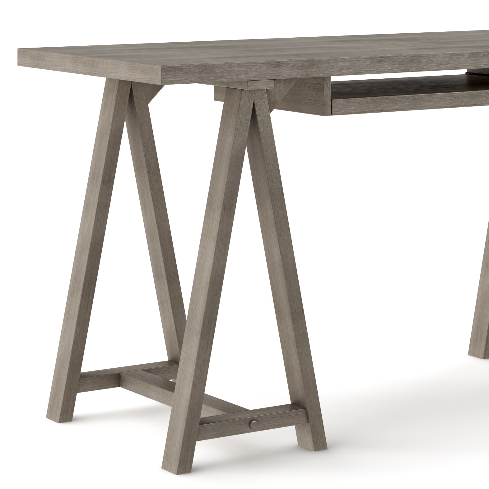 Sawhorse - Desk - Farmhouse Grey