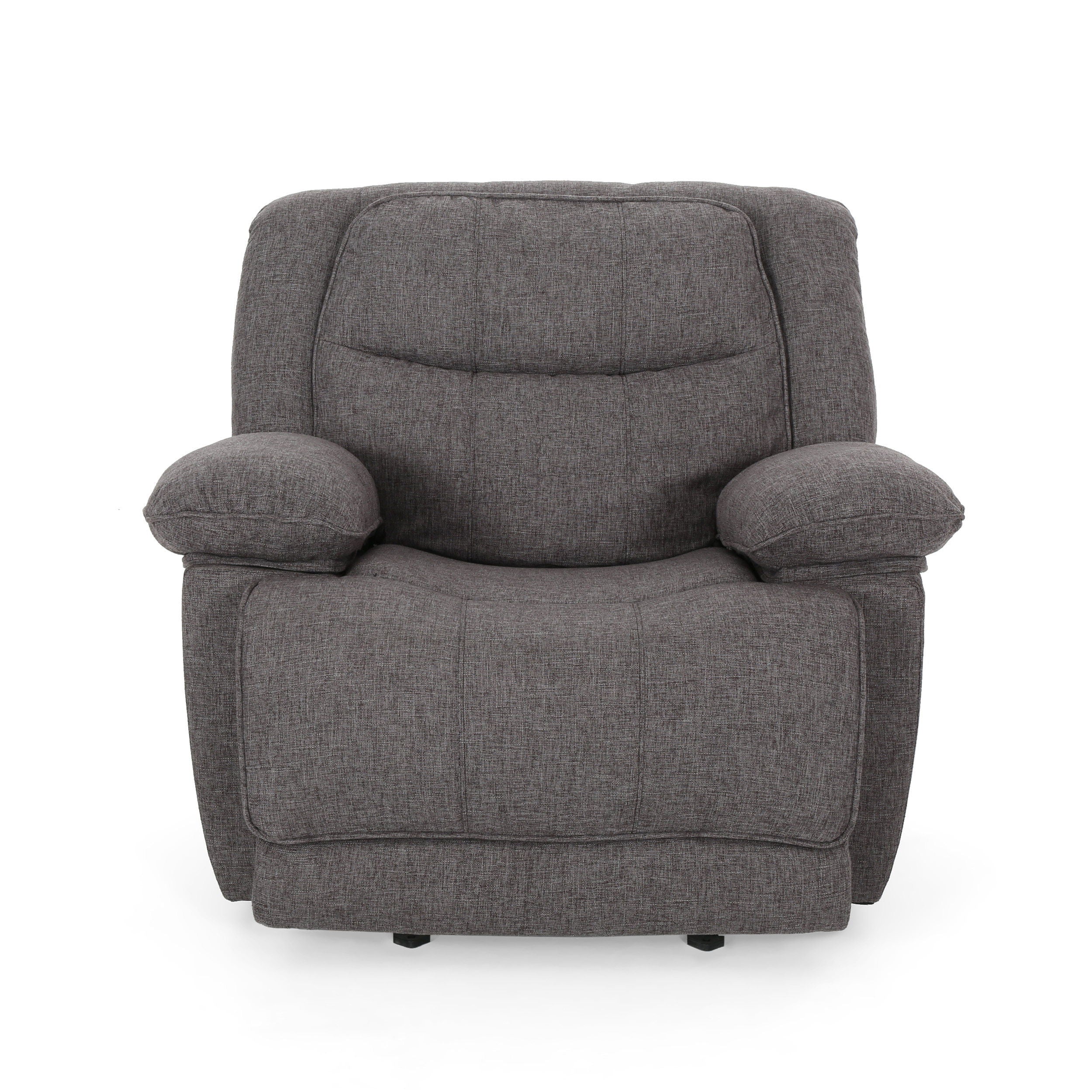 Wide Manual Glider Standard Recliner - Charcoal