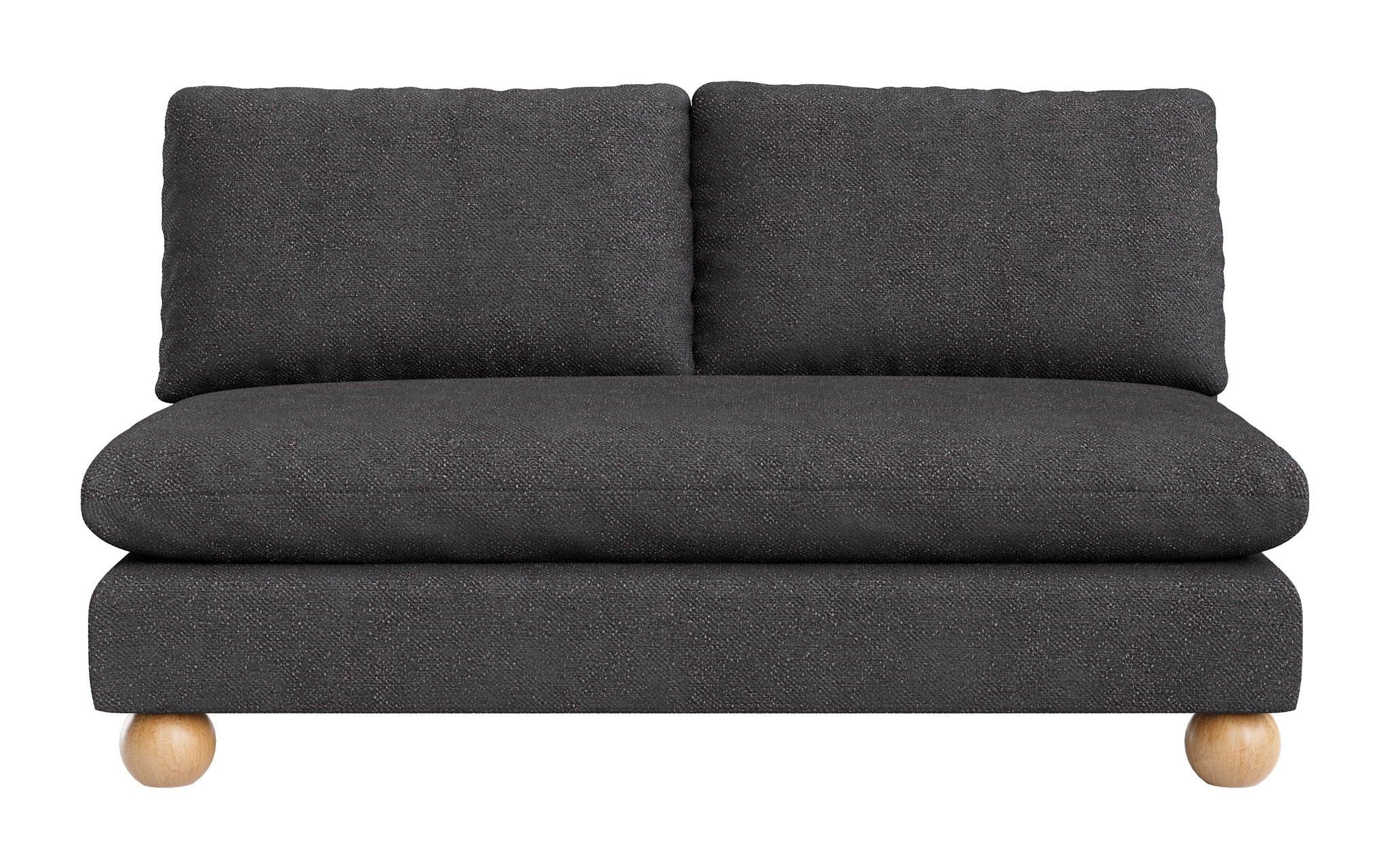 Minze - Loveseat - Black