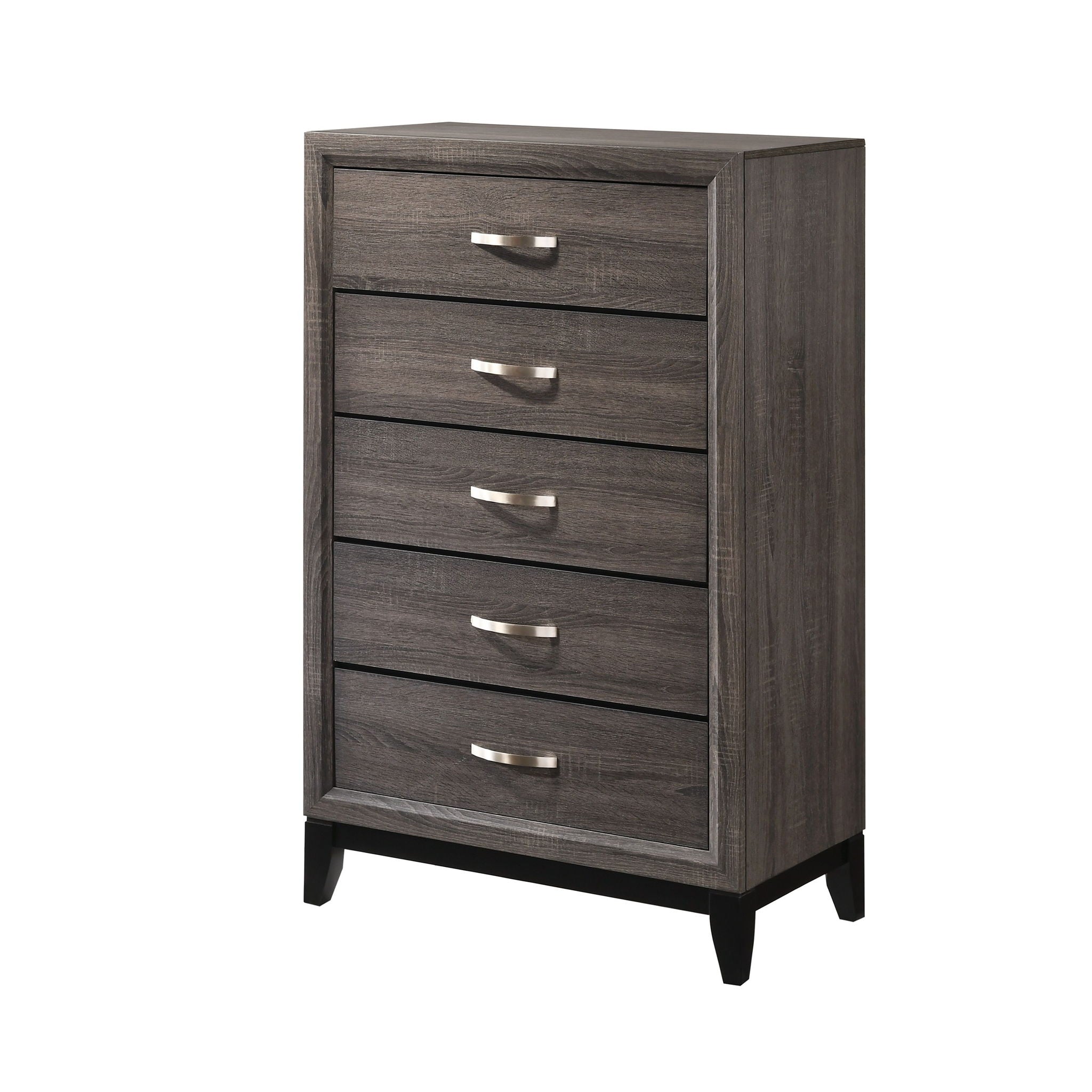 Contemporary 5 Drawer Tall Chest
