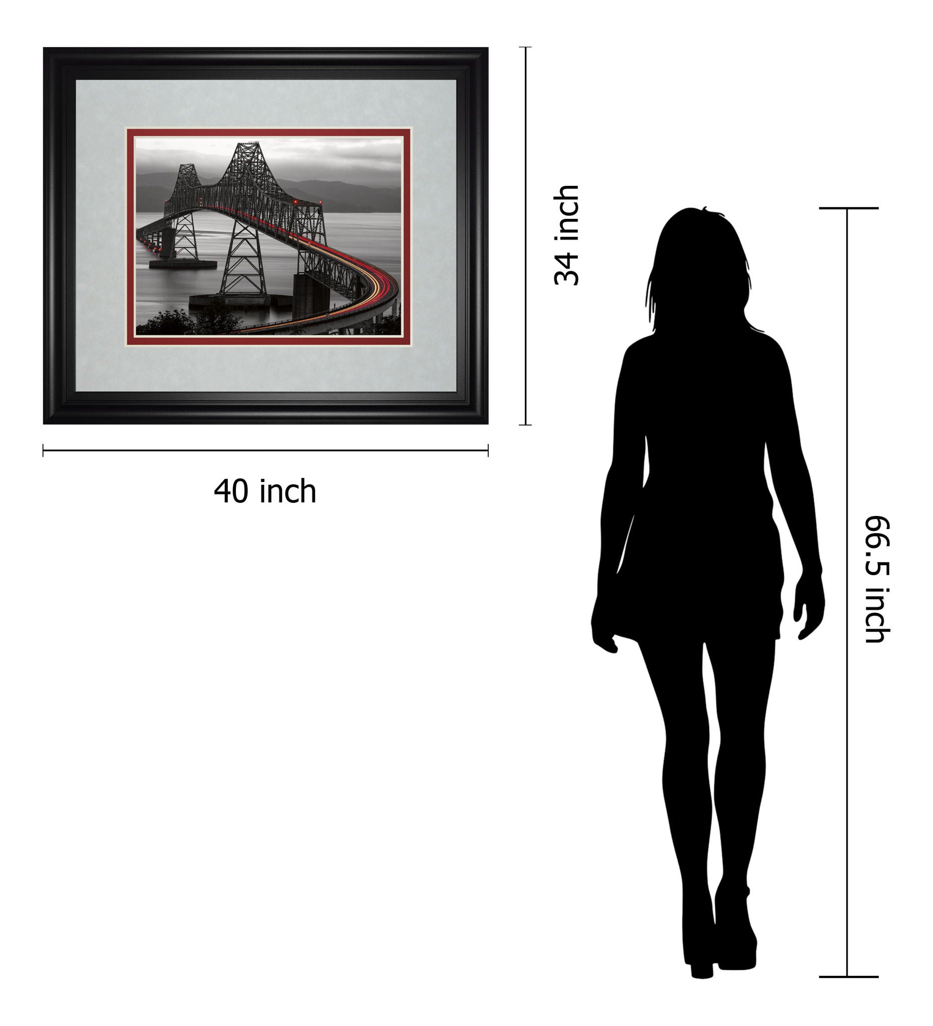 Boomerang By Aaron Reed - Framed Print Wall Art - Dark Gray