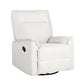 360 Degree Swivel Recliner Manual Recliner Chair Theater Recliner Sofa for Living Room, Beige