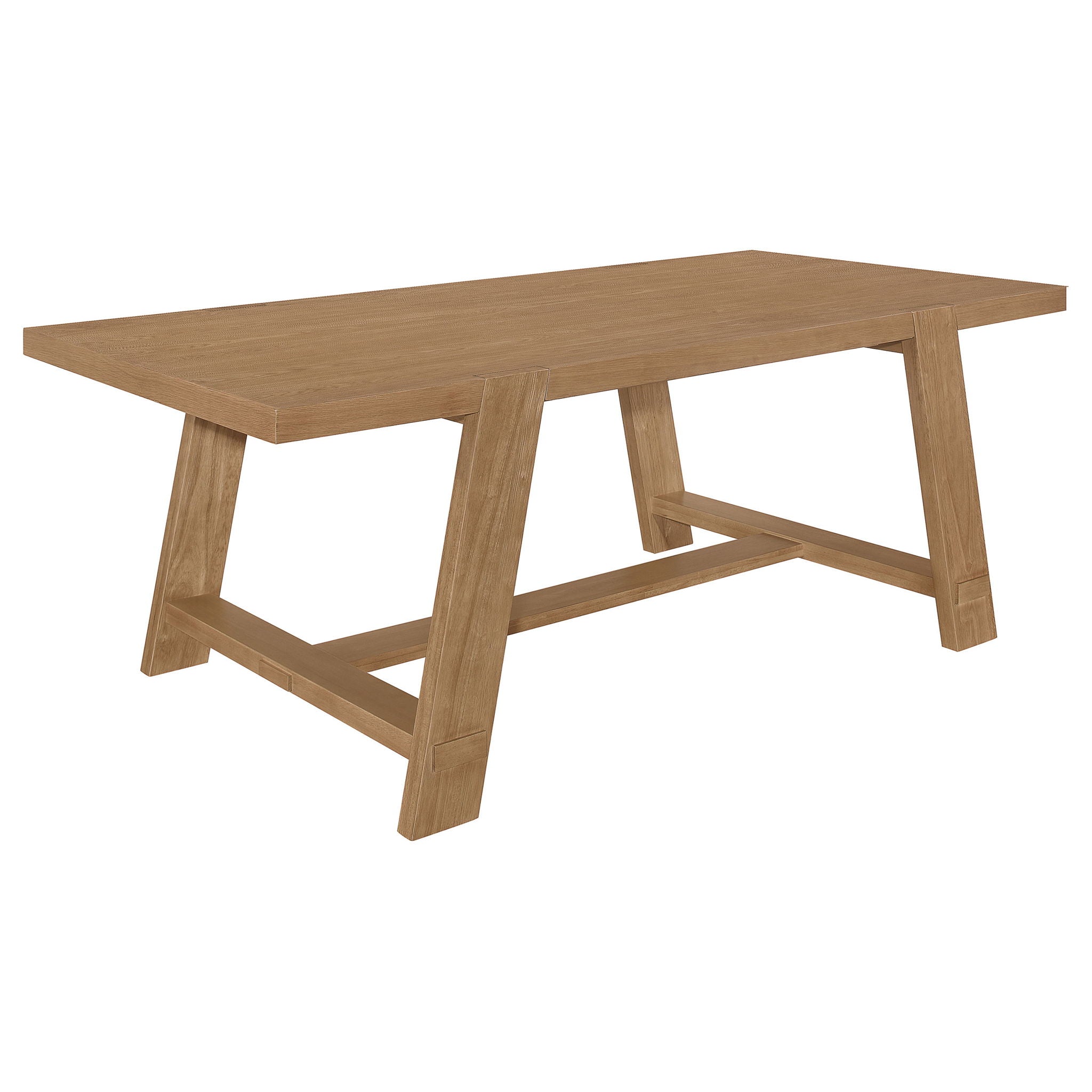 Gavilon - Rectangular Trestle Base Dining Table - Brown