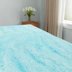 3" Gel Plush Memory Foam Cooling Mattress Topper