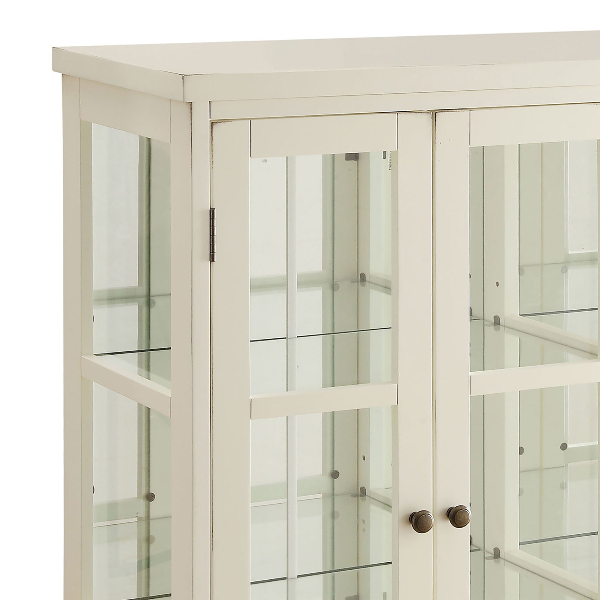 Danica - 4 Accent Storage Display Cabinet - Off White