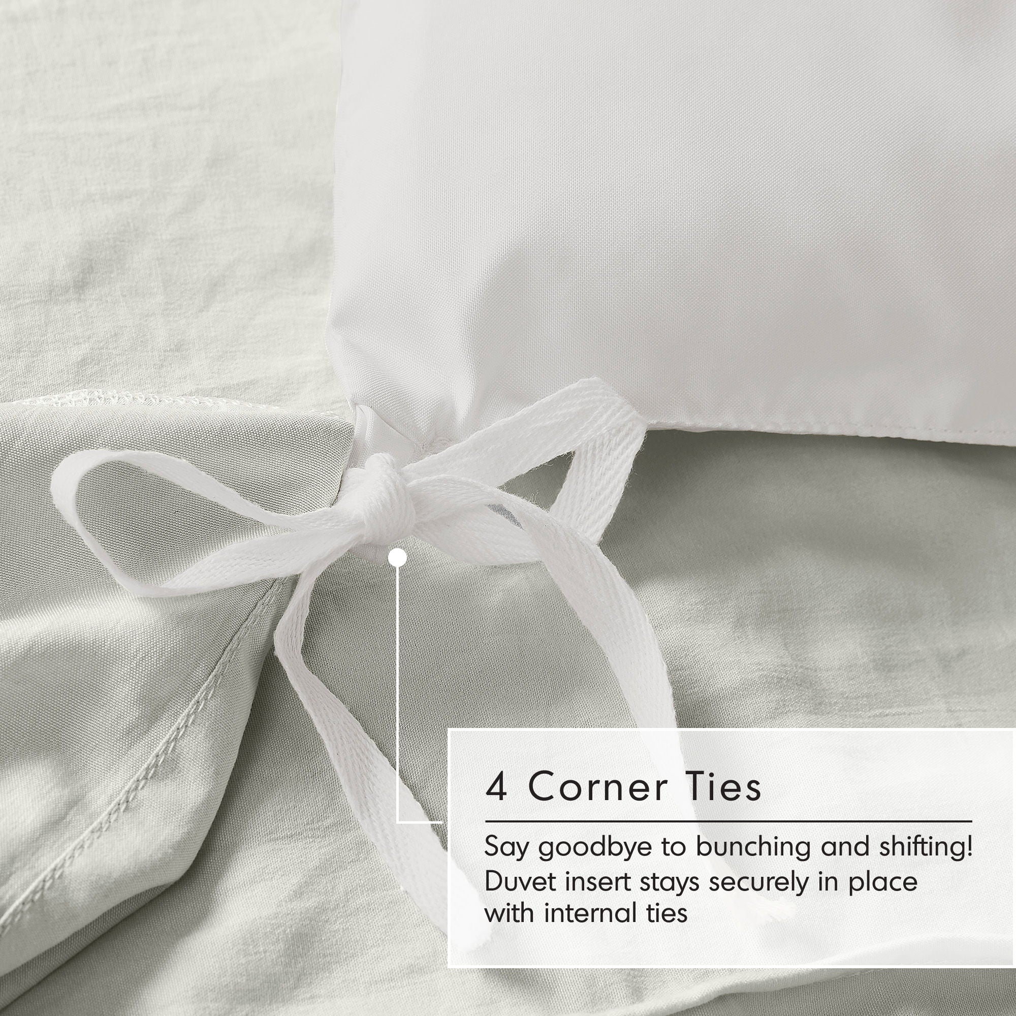 Porter - Full Soft Washed Pleated Duvet Cover Set - Silver