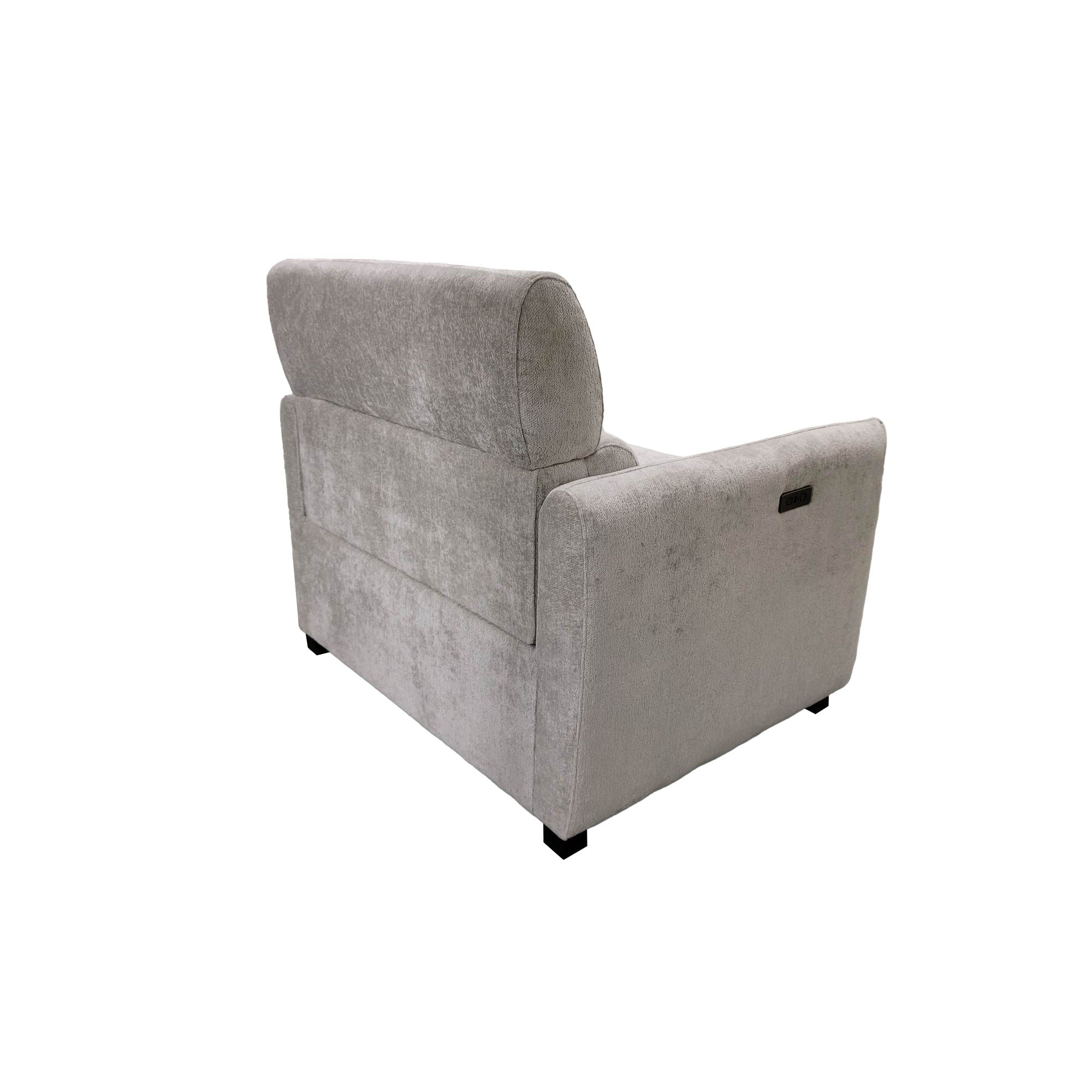 Ava - Power Modern Recliner - Light Gray