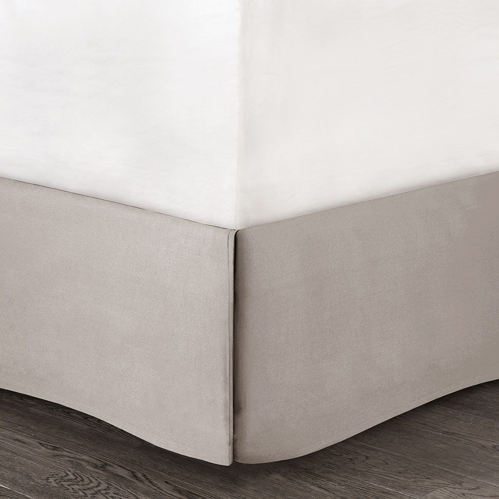 Ava - King 7 Piece Comforter Set - Taupe