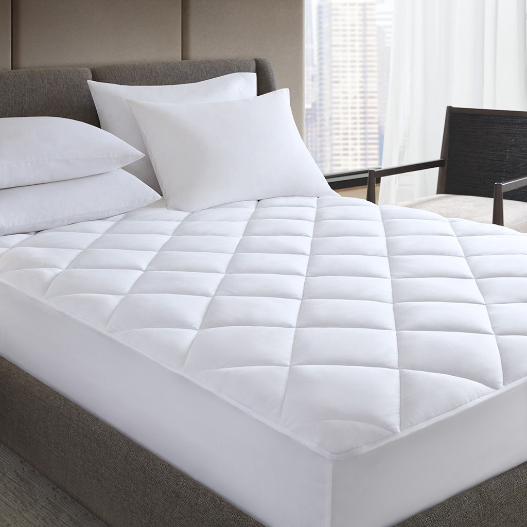 Microfiber Luxury - King Luxury Mattress Pad - White