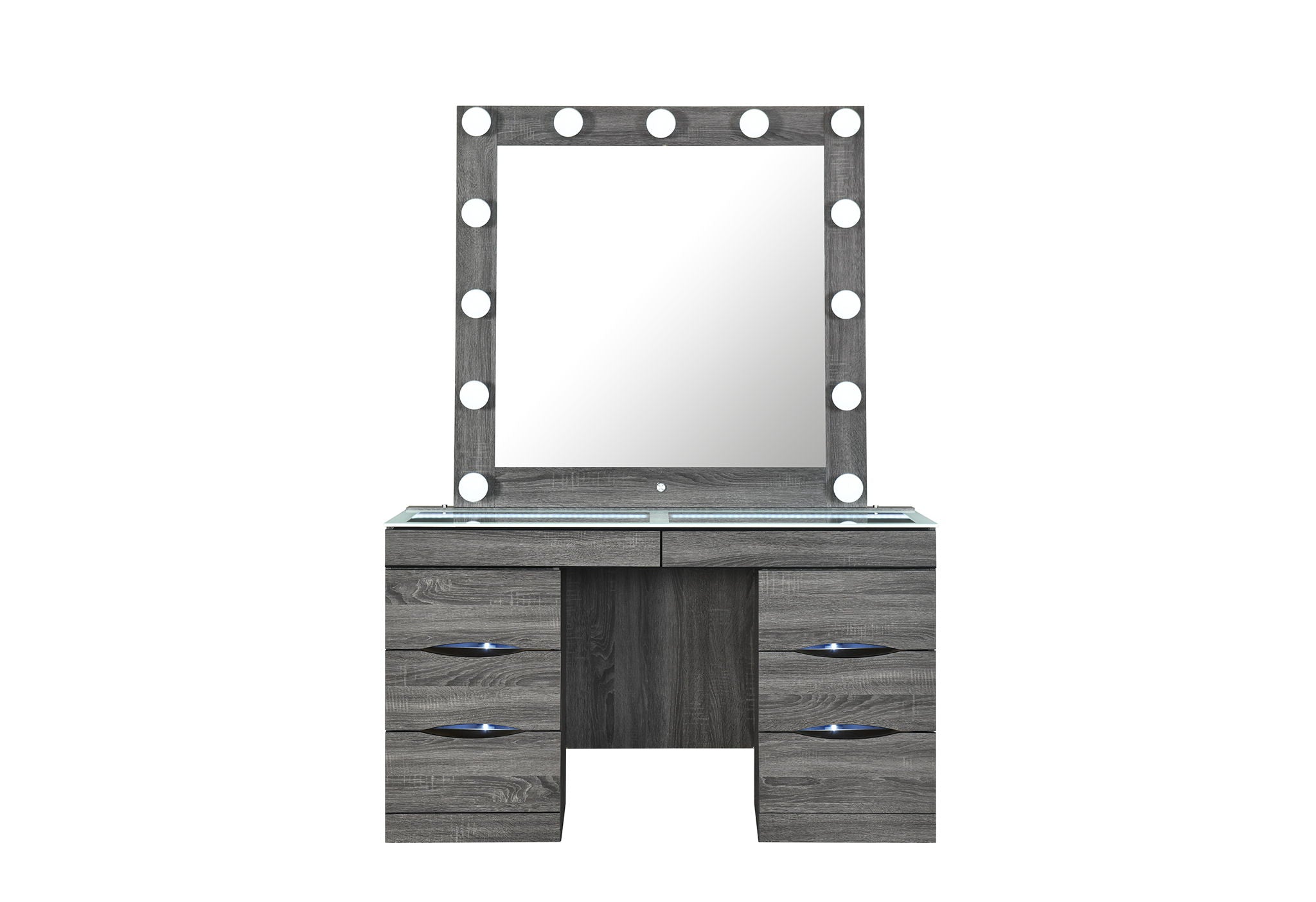 Lexi - Vanity Top With LED - Gray