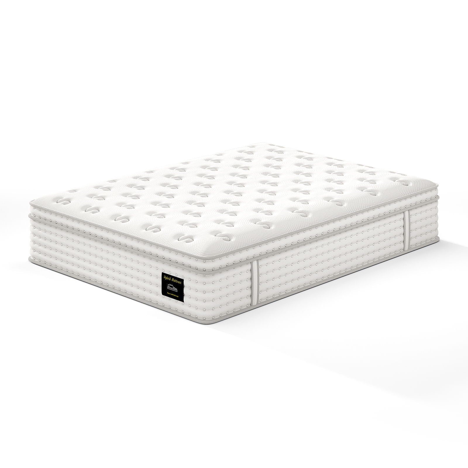 14'' Hybrid Mattress, Memory Foam & Pocket Springs For Pressure Relief