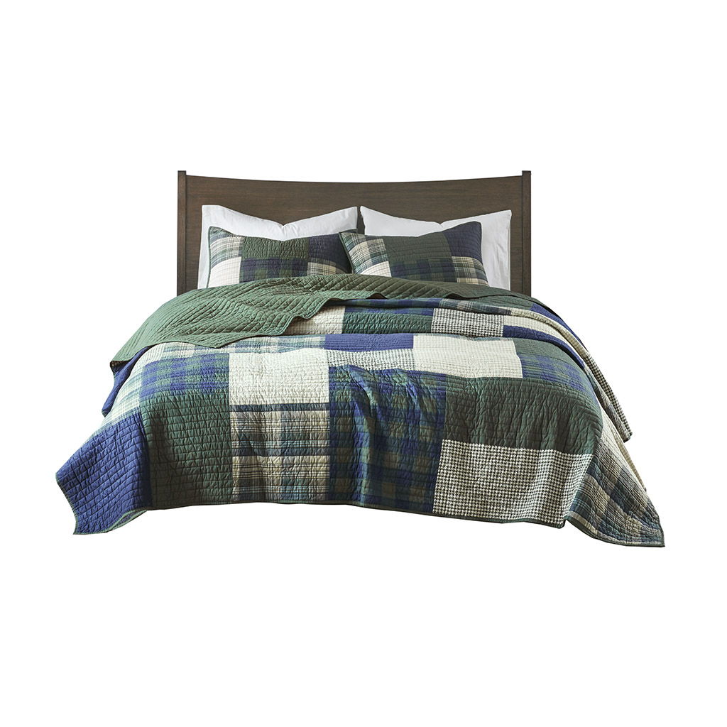 Mill Creek - Oversized Quilt Set - Green