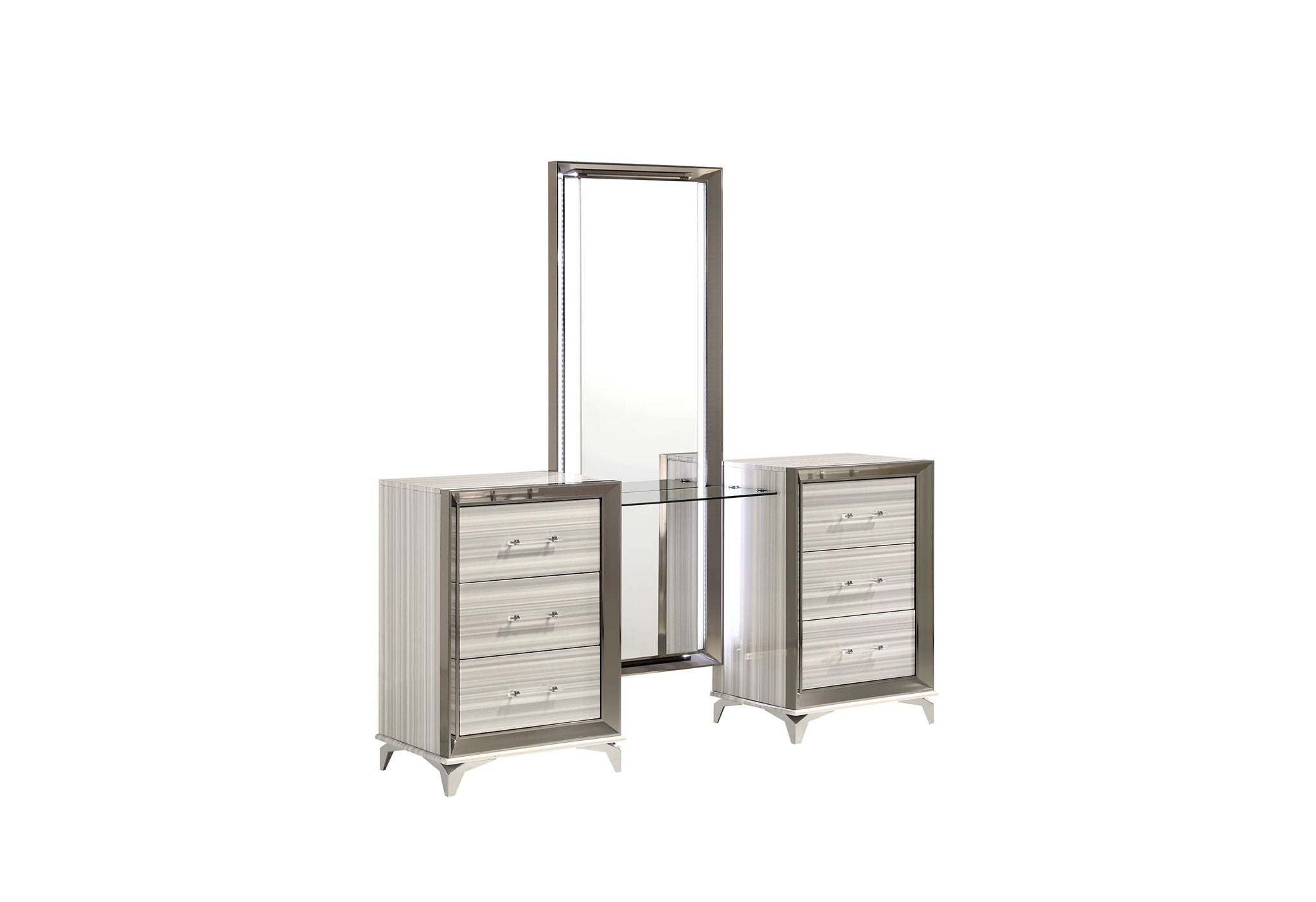 Zambrano - RAF Vanity Dresser - White