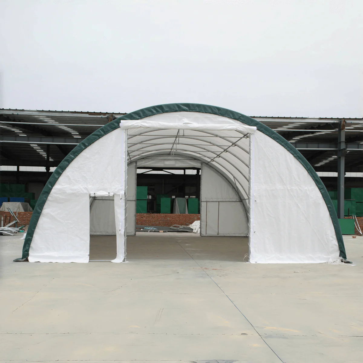 Single Truss Arch Storage PE Shelter