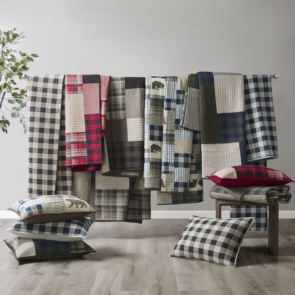 Winter Plains - Oversized Quilt Mini Set - Taupe