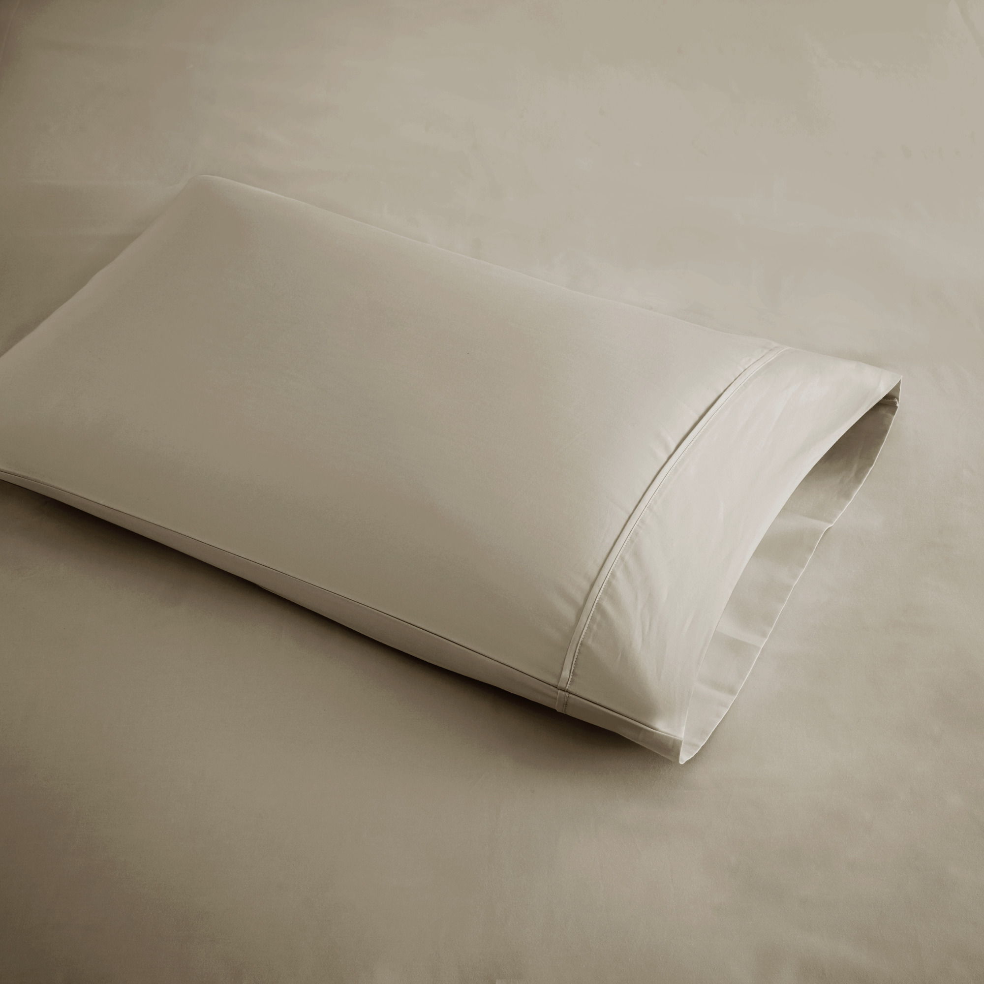 600 Thread Count - Cooling Cotton Blend 4-Piece Sheet Set - Khaki