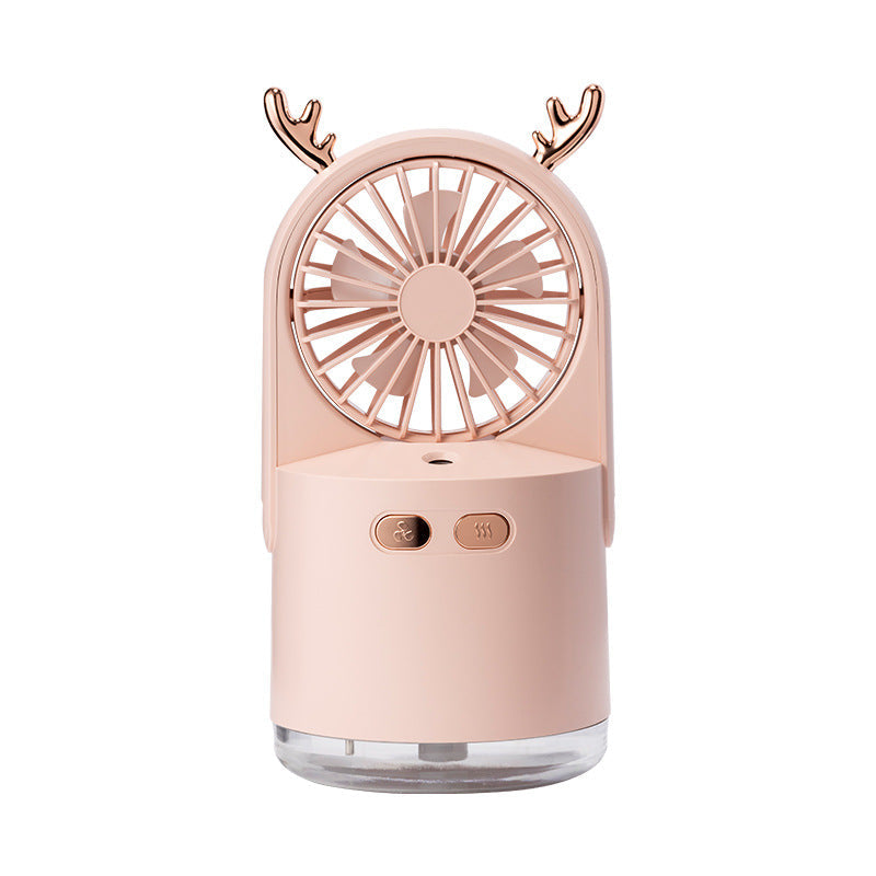 New Portable Water Cooling Spray USB Humidification Mini Fan Big Wind Humidifier Home Office Creative