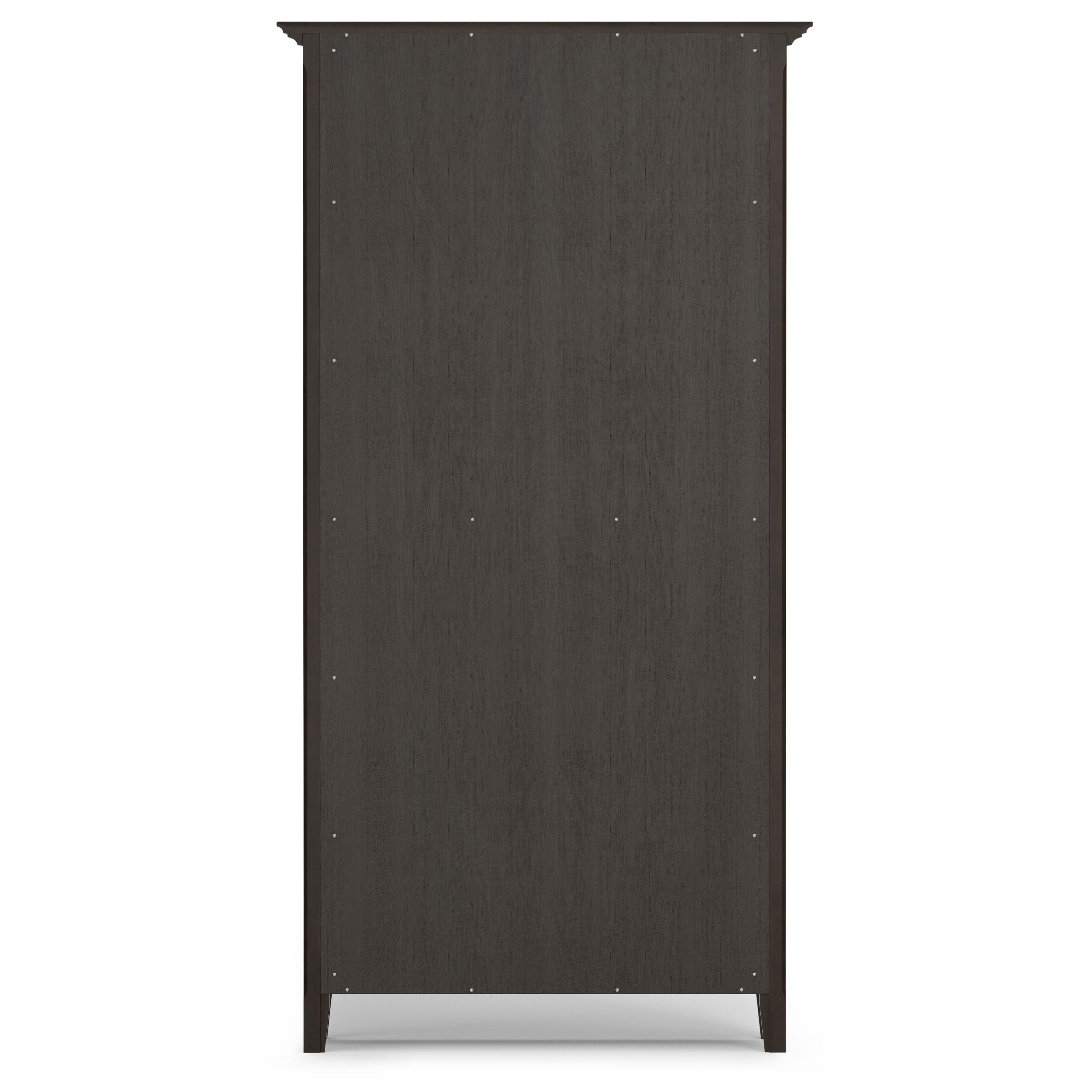 Amherst - Transitional 5 Shelf Bookcase - Brown