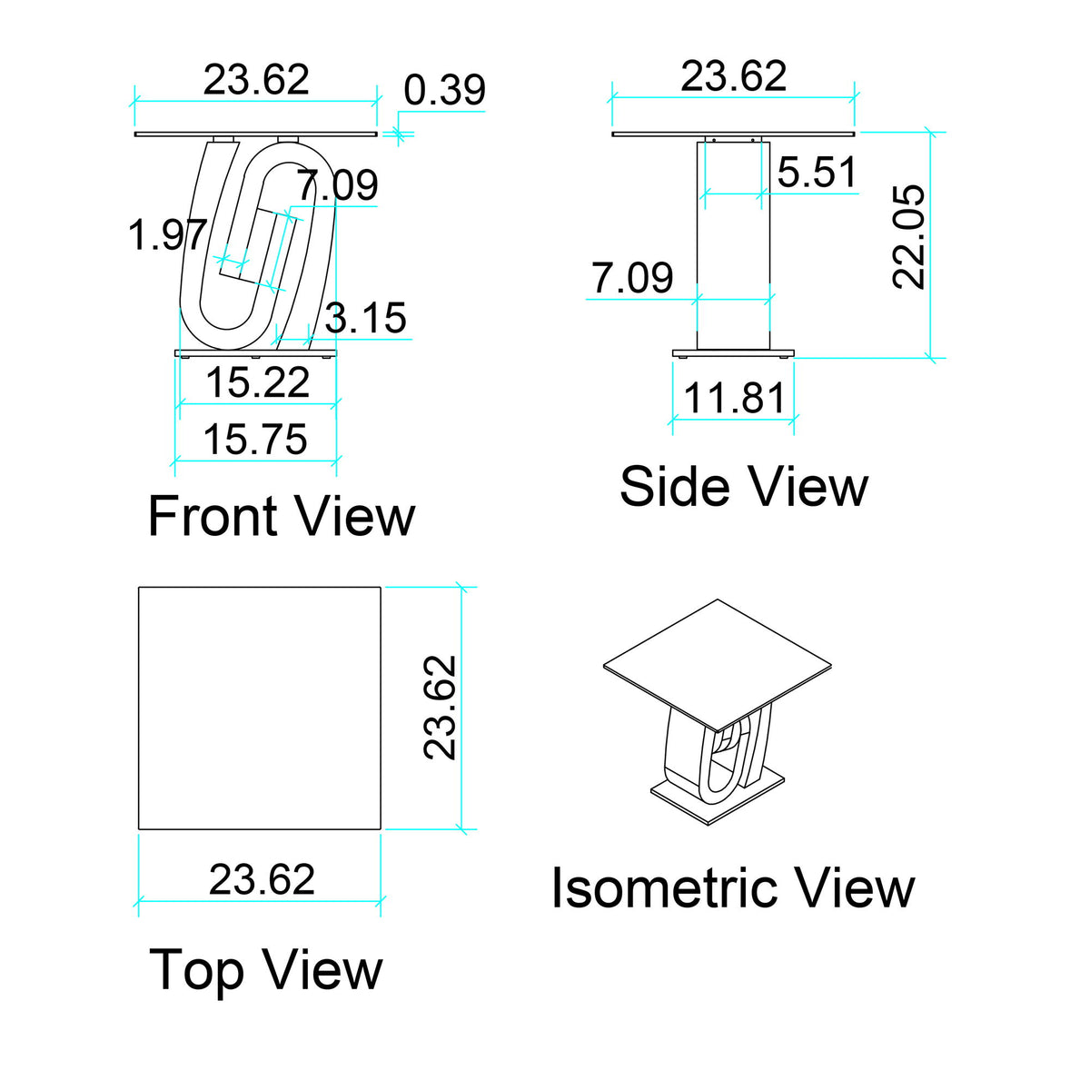 Rocky - Table, Elegant Design