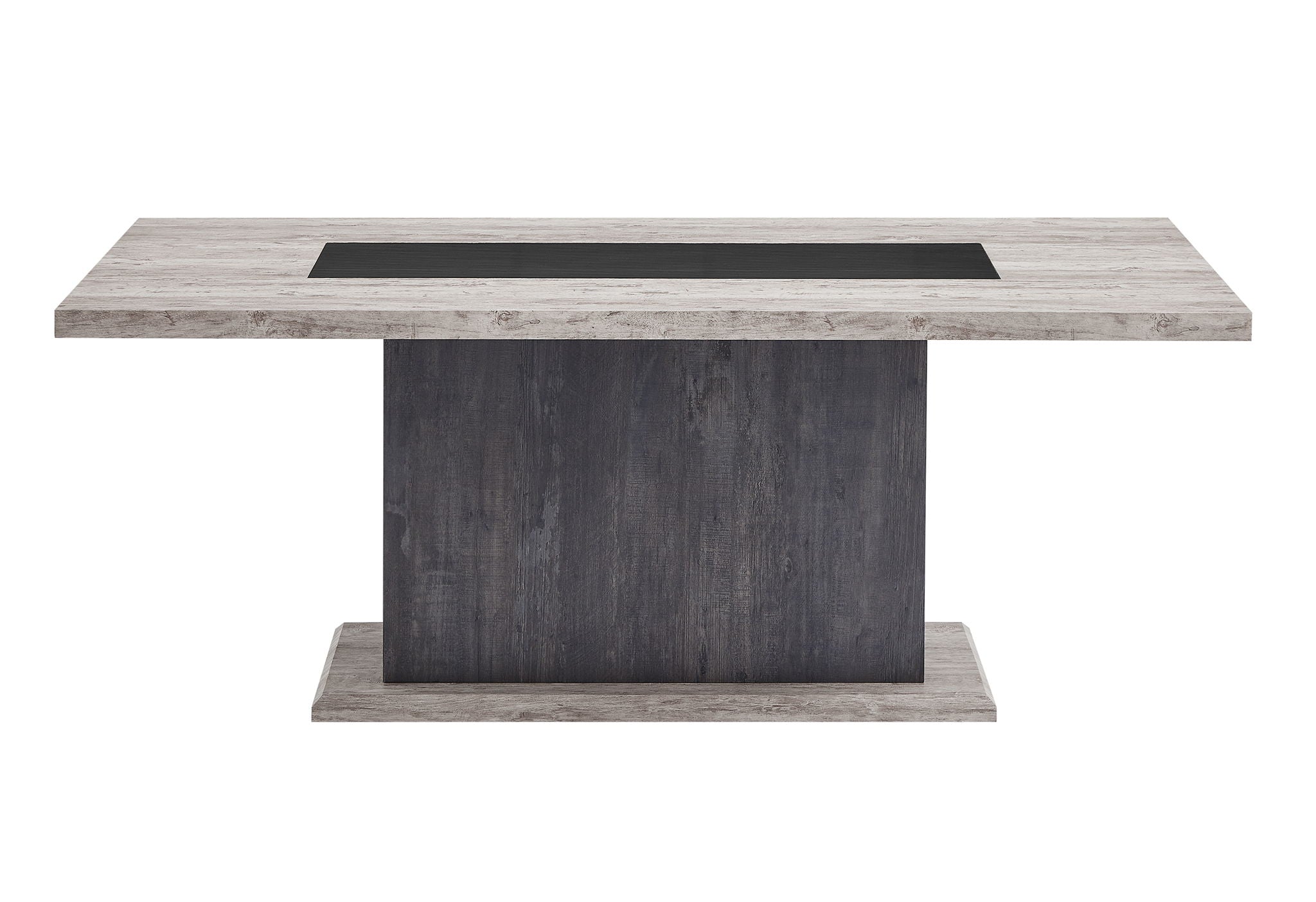 D8030DT - Dining Table Top - Black / Brown