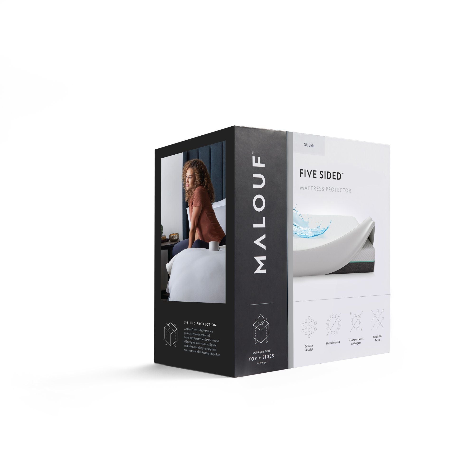 Five Sided - Split Smooth Mattress Protector