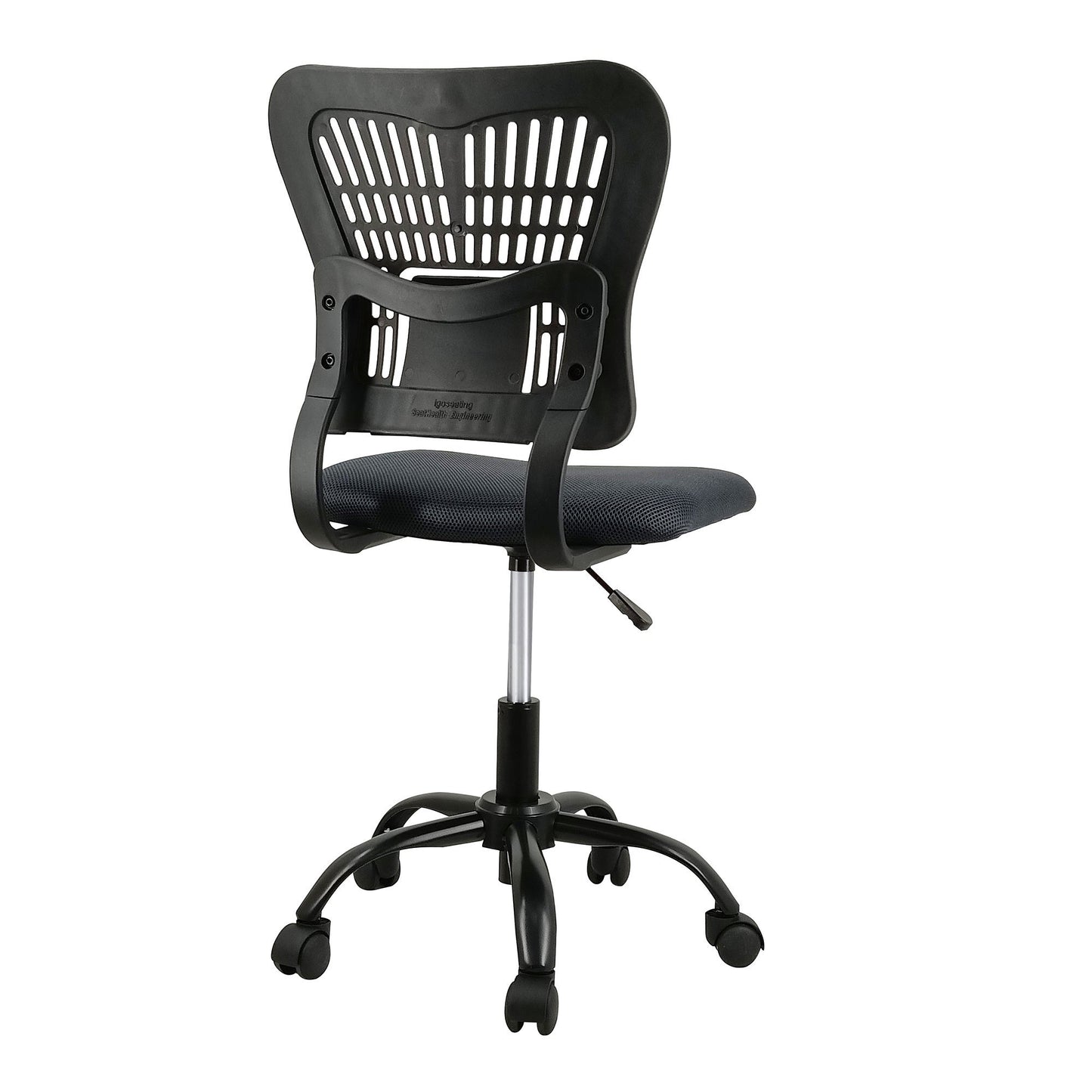 Office Chair Armless Ergonomic Desk Chair Adjustable Height Seat Mesh Task Chair Comfy Home Office Chair(Grey)