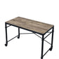 ACME Oklarth Writing Desk in Rustic Oak & Black Finish OF00103