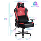 Big and Tall Gaming Chair 400lbs Gaming Chair with Massage Lumbar Pillow, Headrest, 3D Armrest, Metal Base, PU Leather
